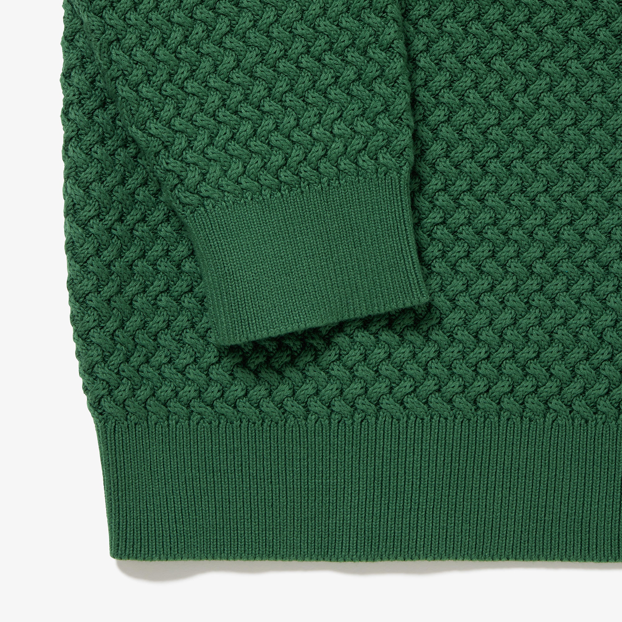 バスケットニットクルーネックセーター