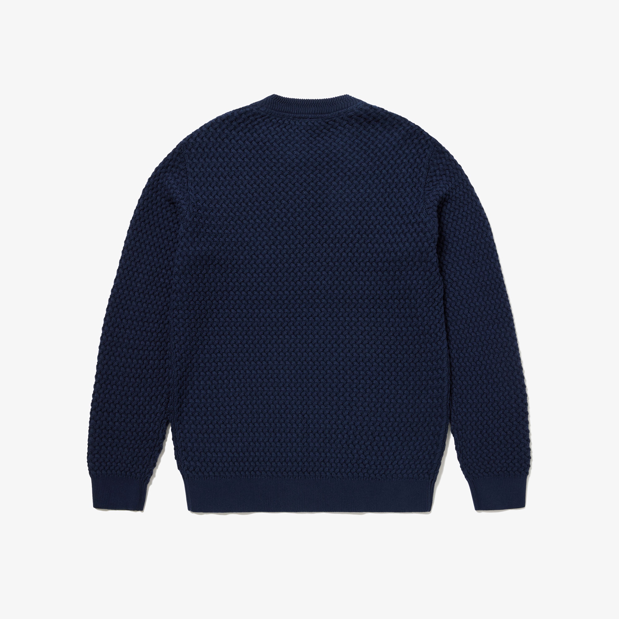 バスケットニットクルーネックセーター