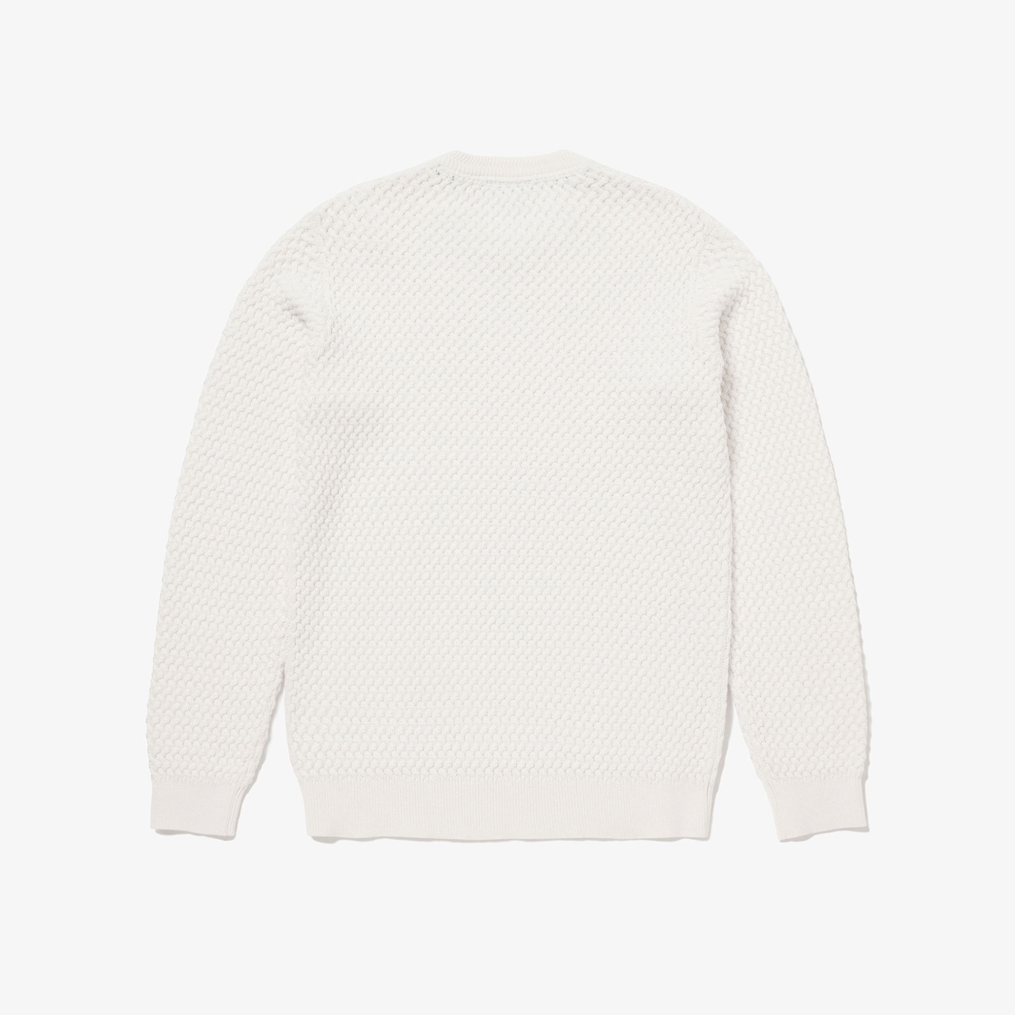 バスケットニットクルーネックセーター