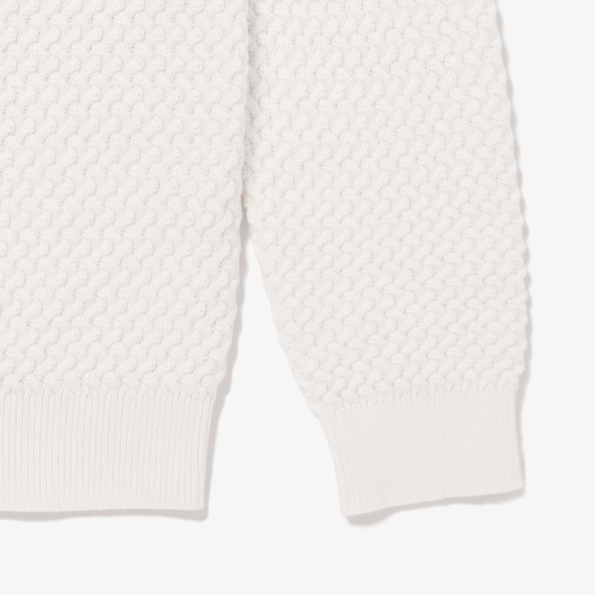 バスケットニットクルーネックセーター