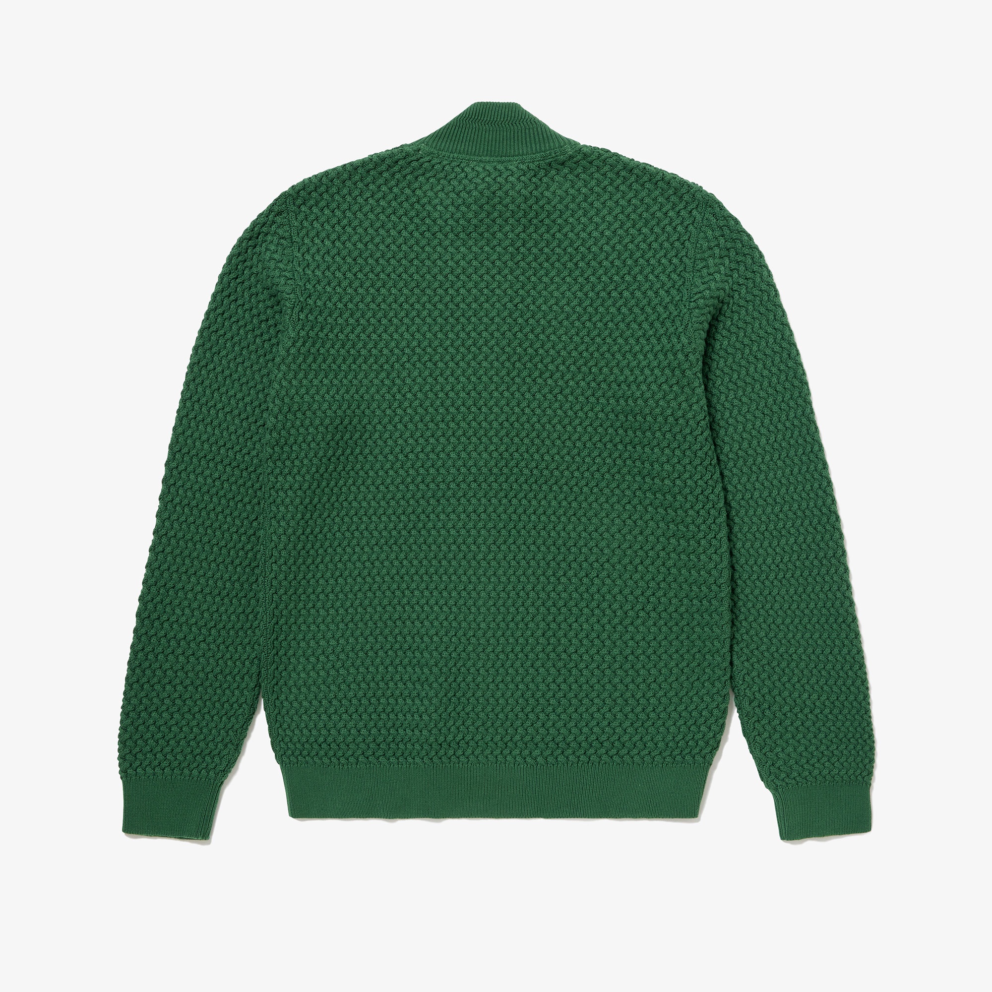 バスケットニットジップアップ