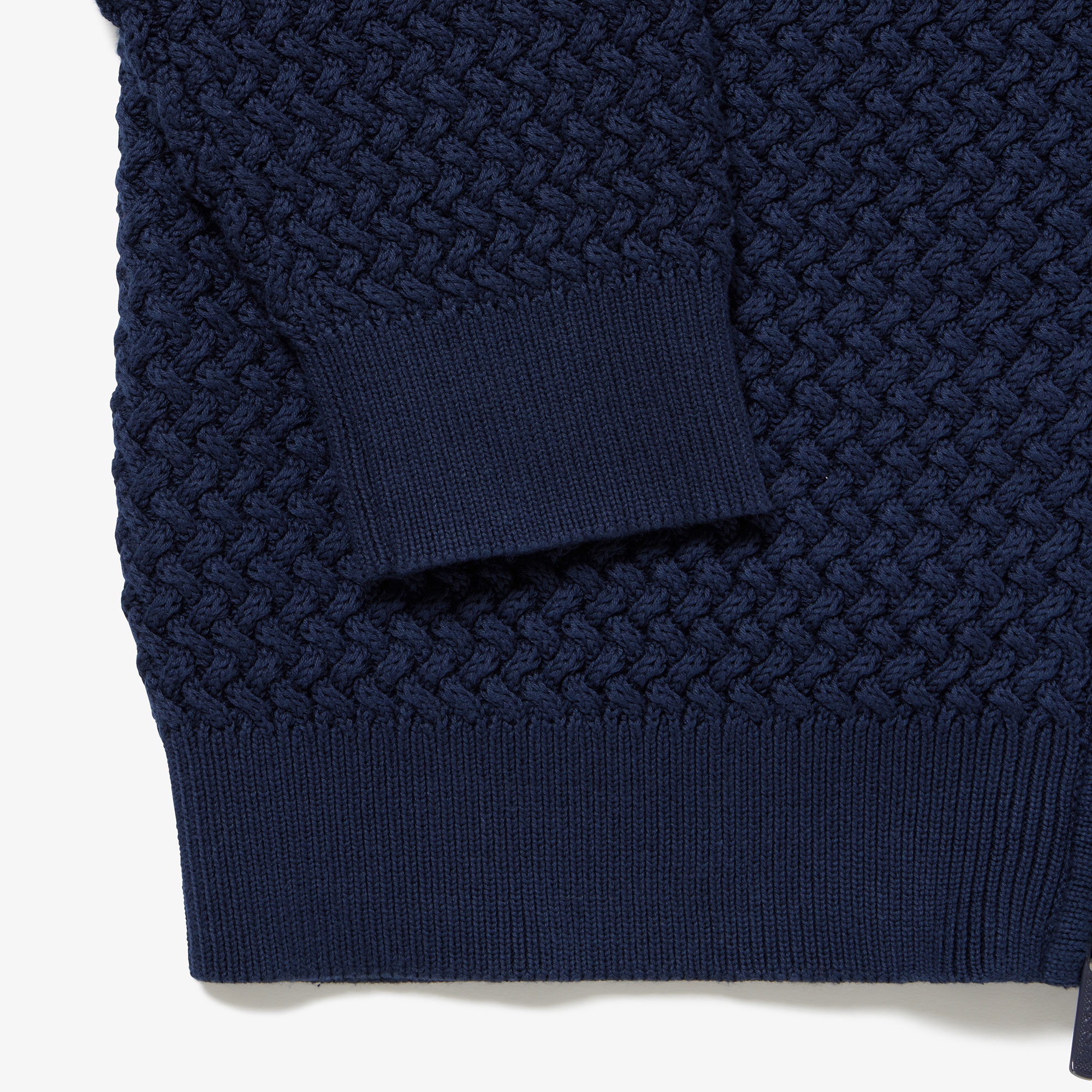 バスケットニットジップアップ