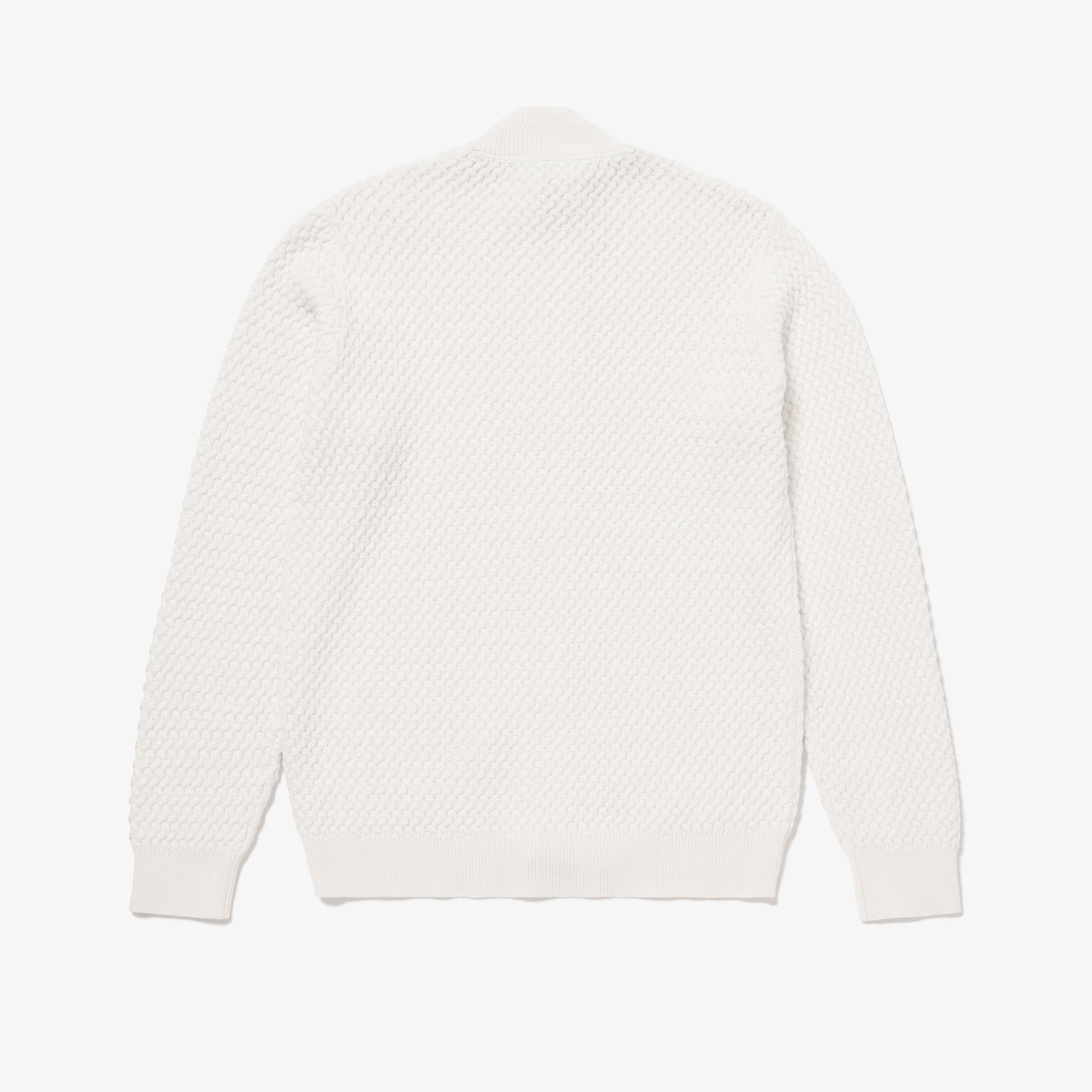 バスケットニットジップアップ