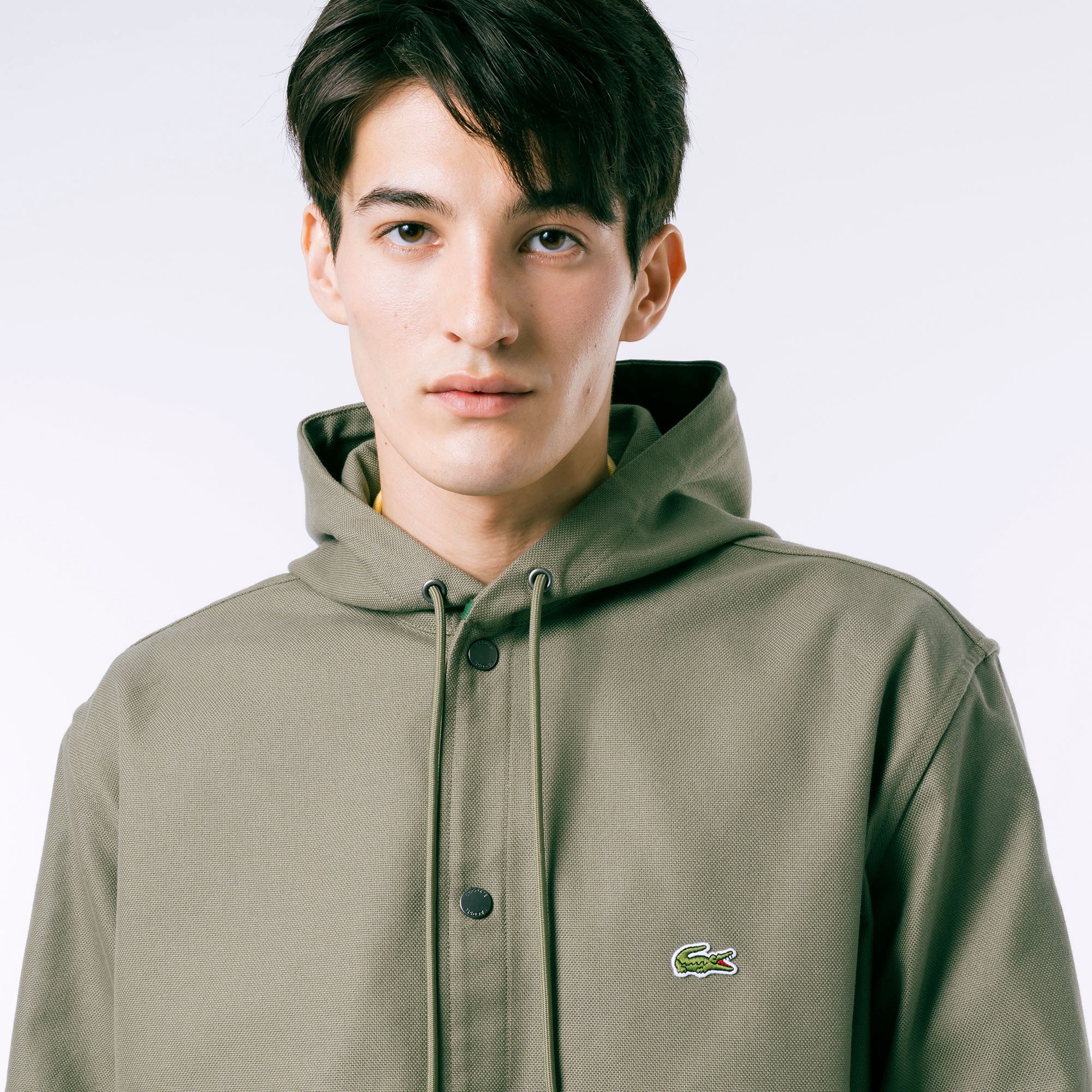 フード付きシャツジャケット