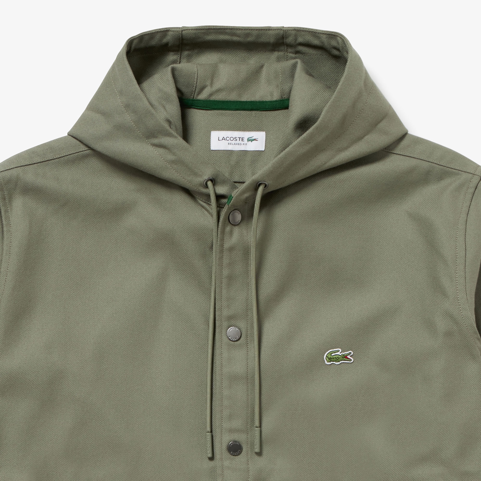 フード付きシャツジャケット