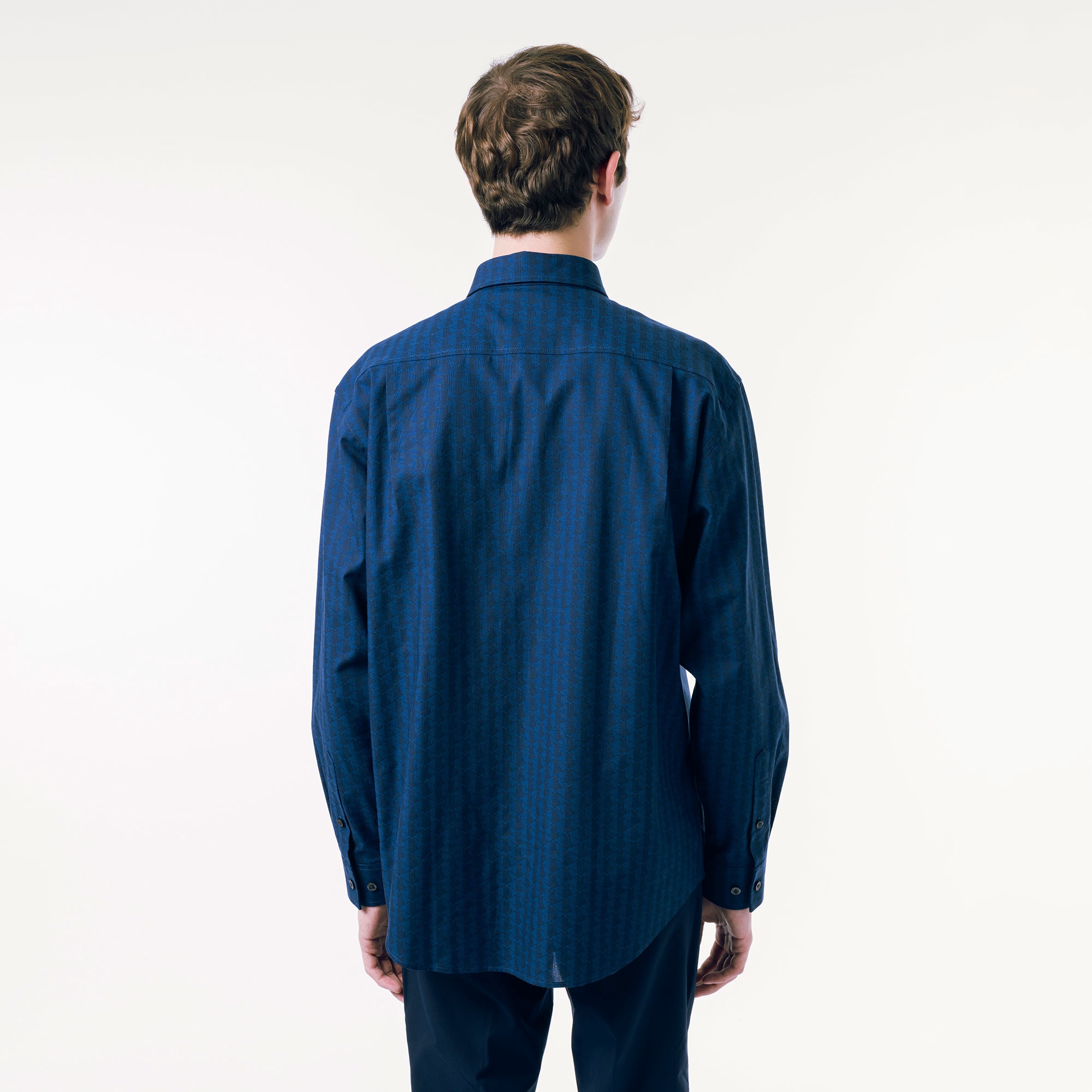 トーナルモノグラムボタンダウンシャツ