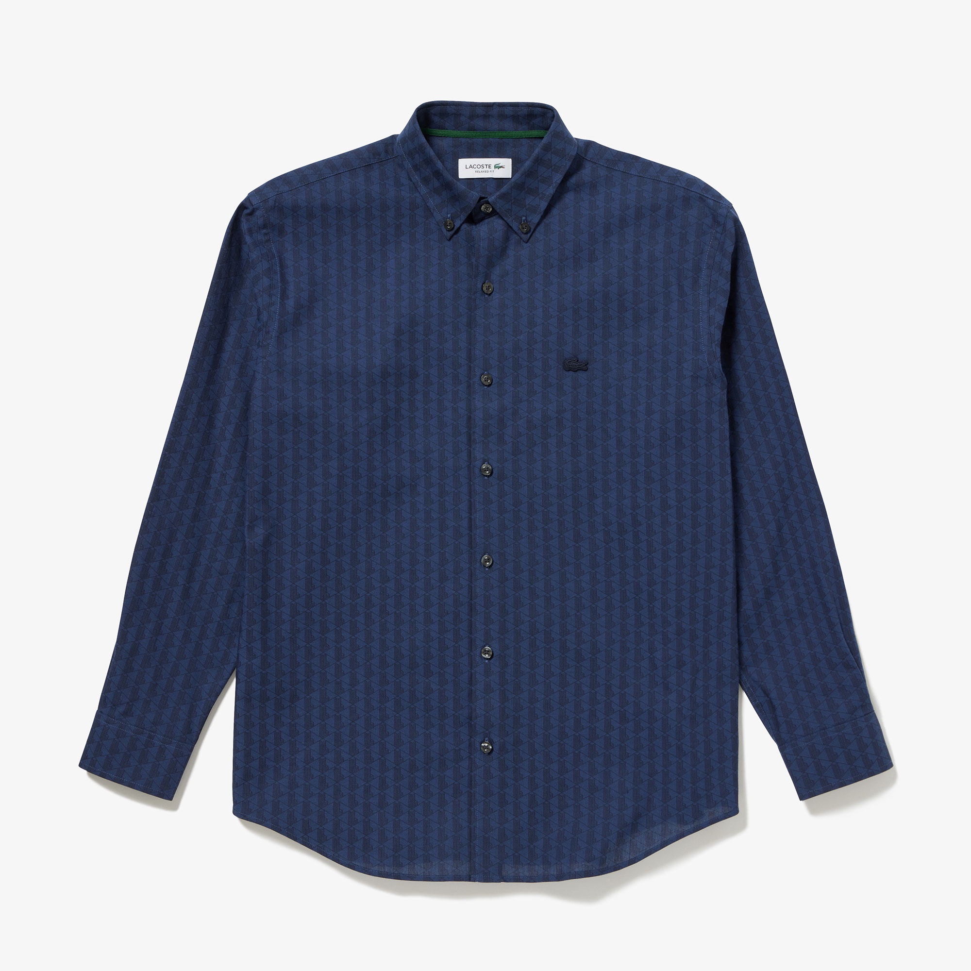 トーナルモノグラムボタンダウンシャツ