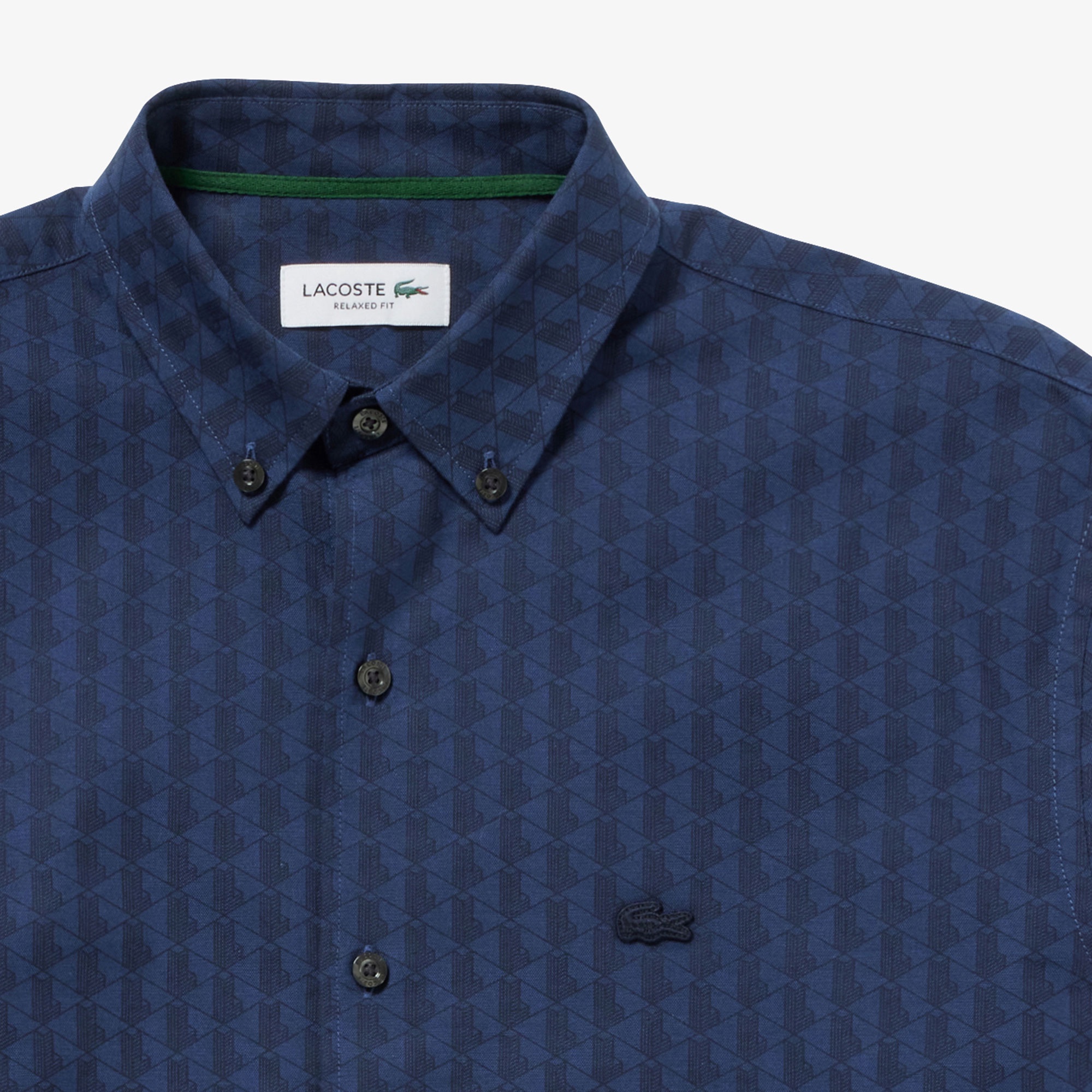 トーナルモノグラムボタンダウンシャツ