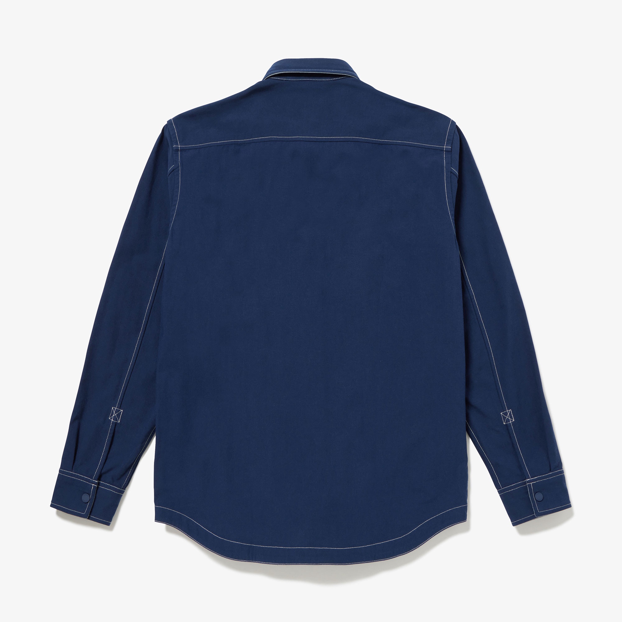 リバーシブルスナップボタンシャツ