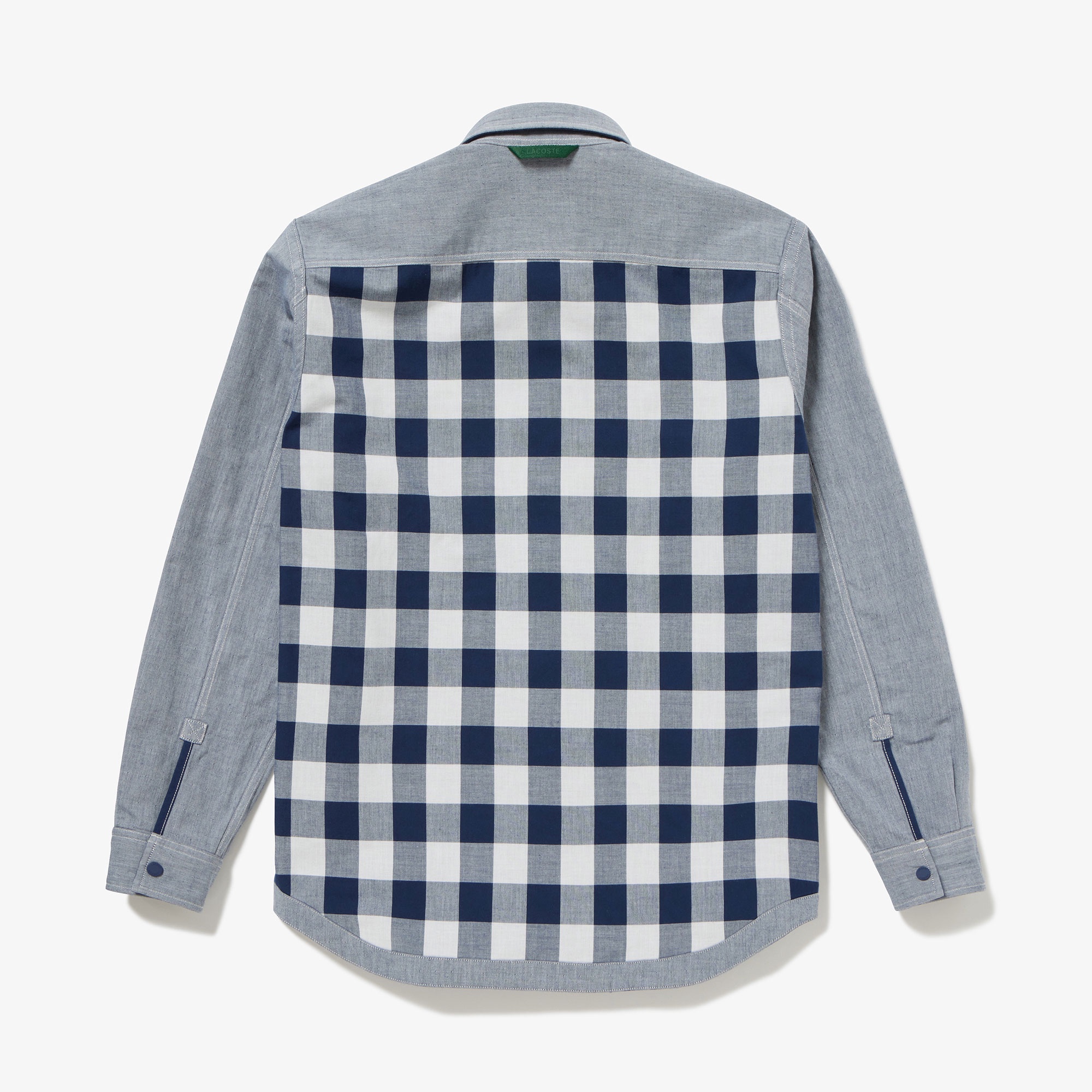 リバーシブルスナップボタンシャツ