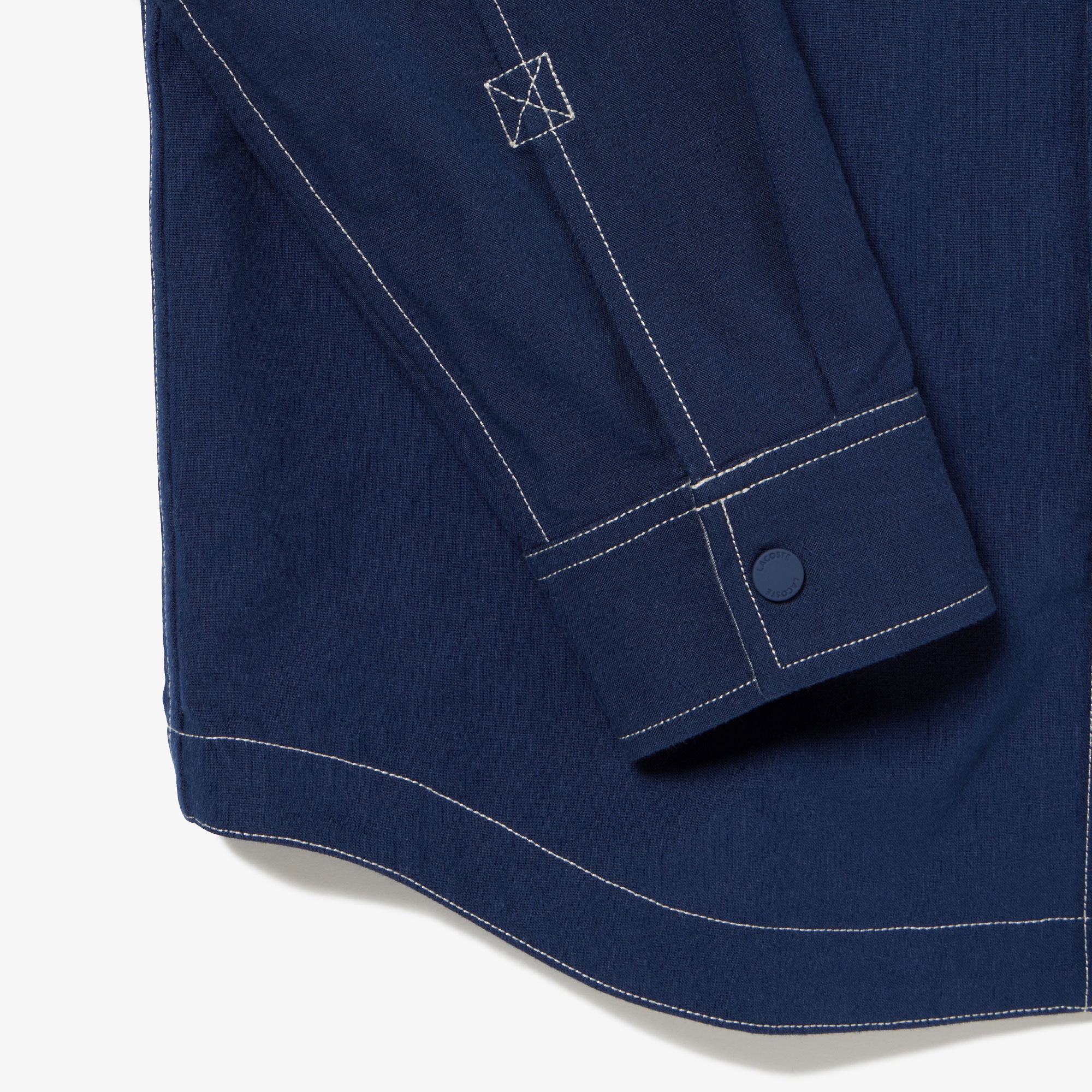 リバーシブルスナップボタンシャツ