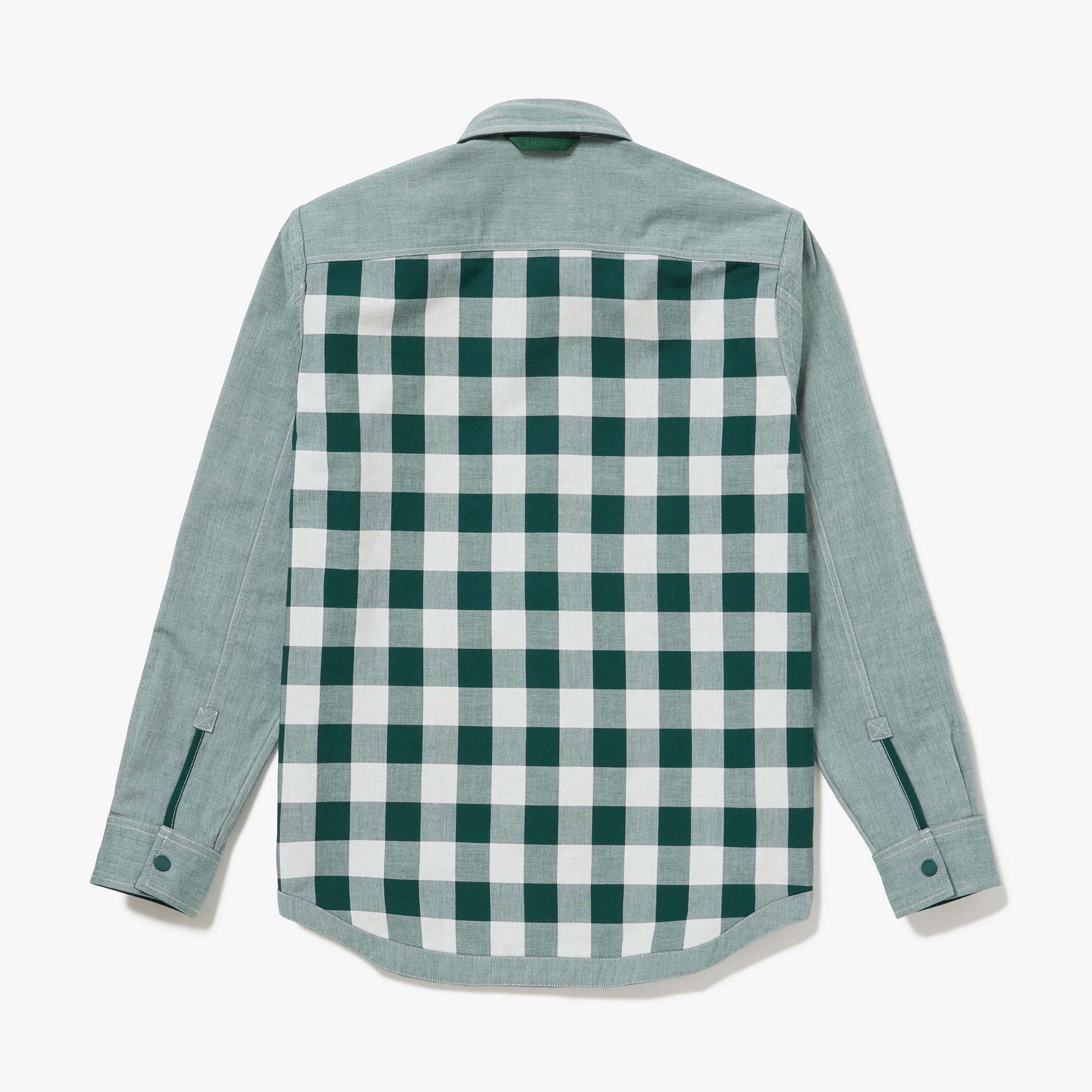 リバーシブルスナップボタンシャツ