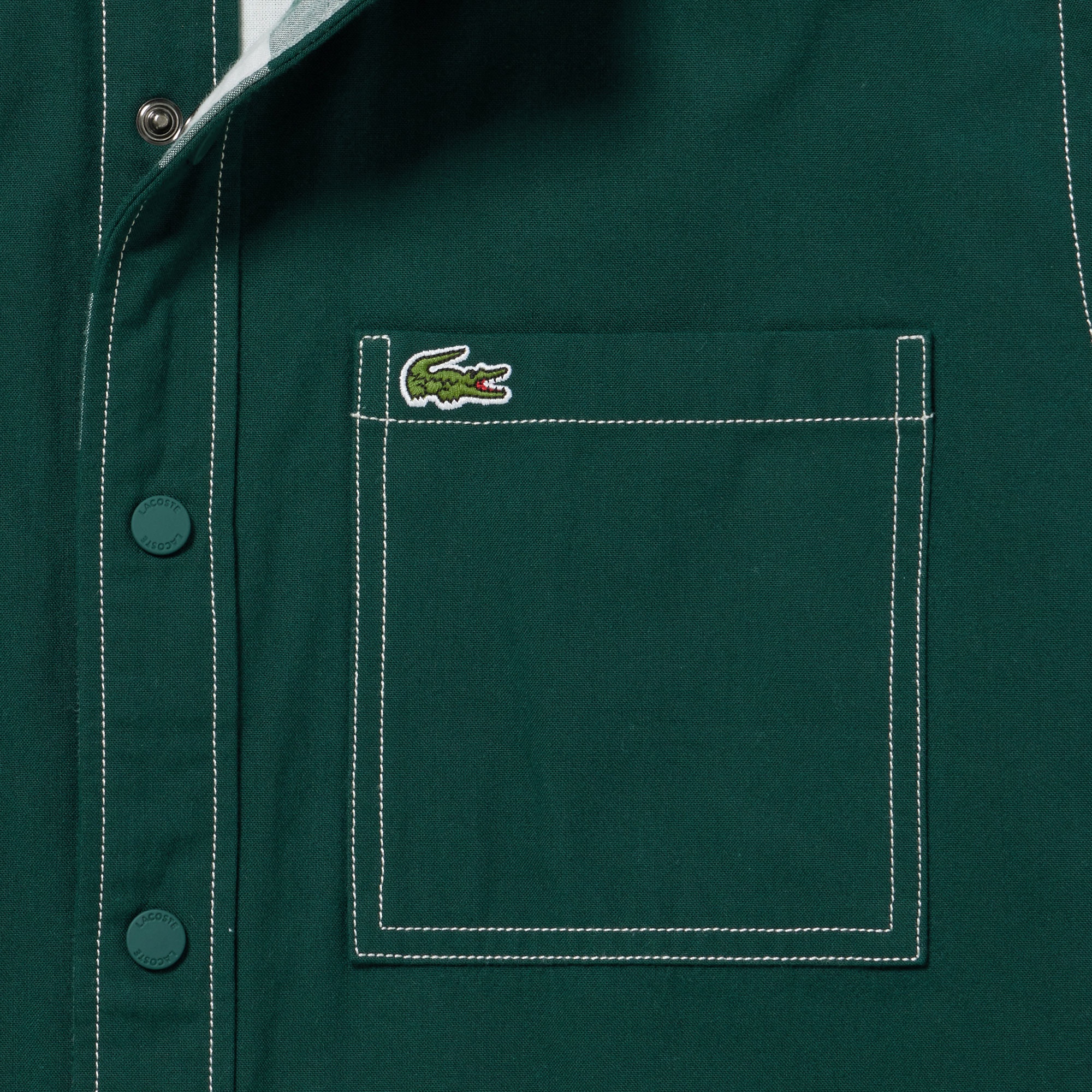 リバーシブルスナップボタンシャツ