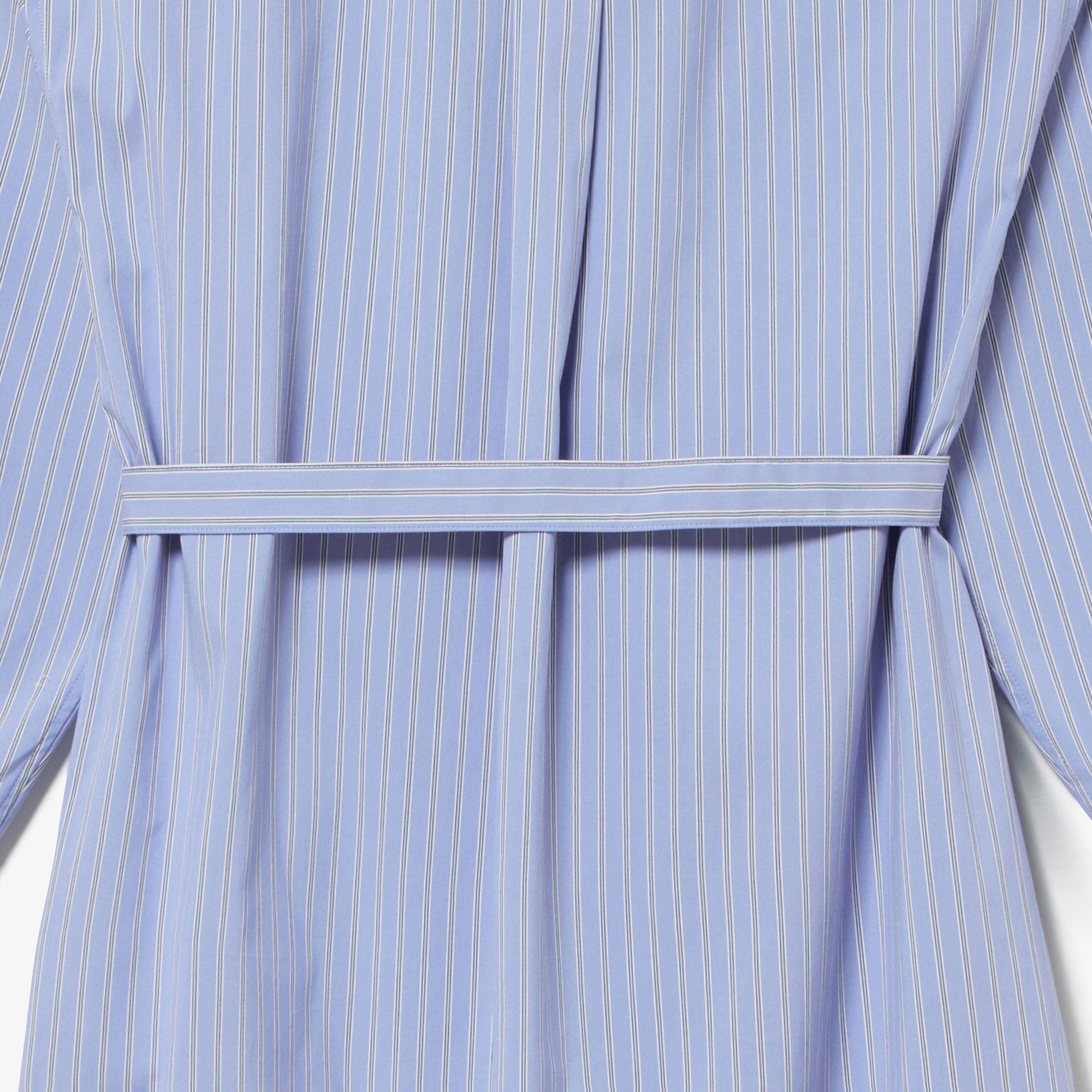 バンドカラーシャツドレス