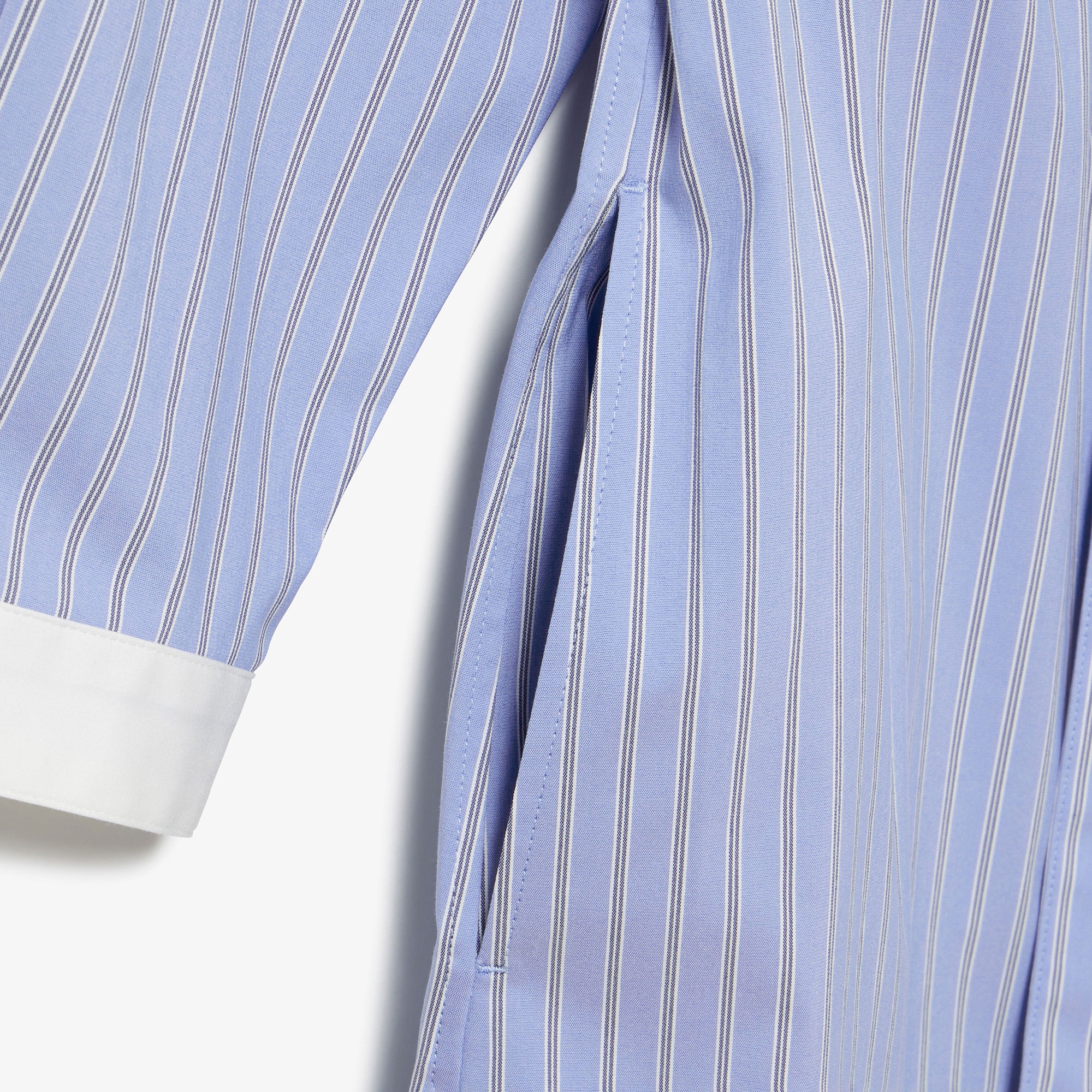 バンドカラーシャツドレス