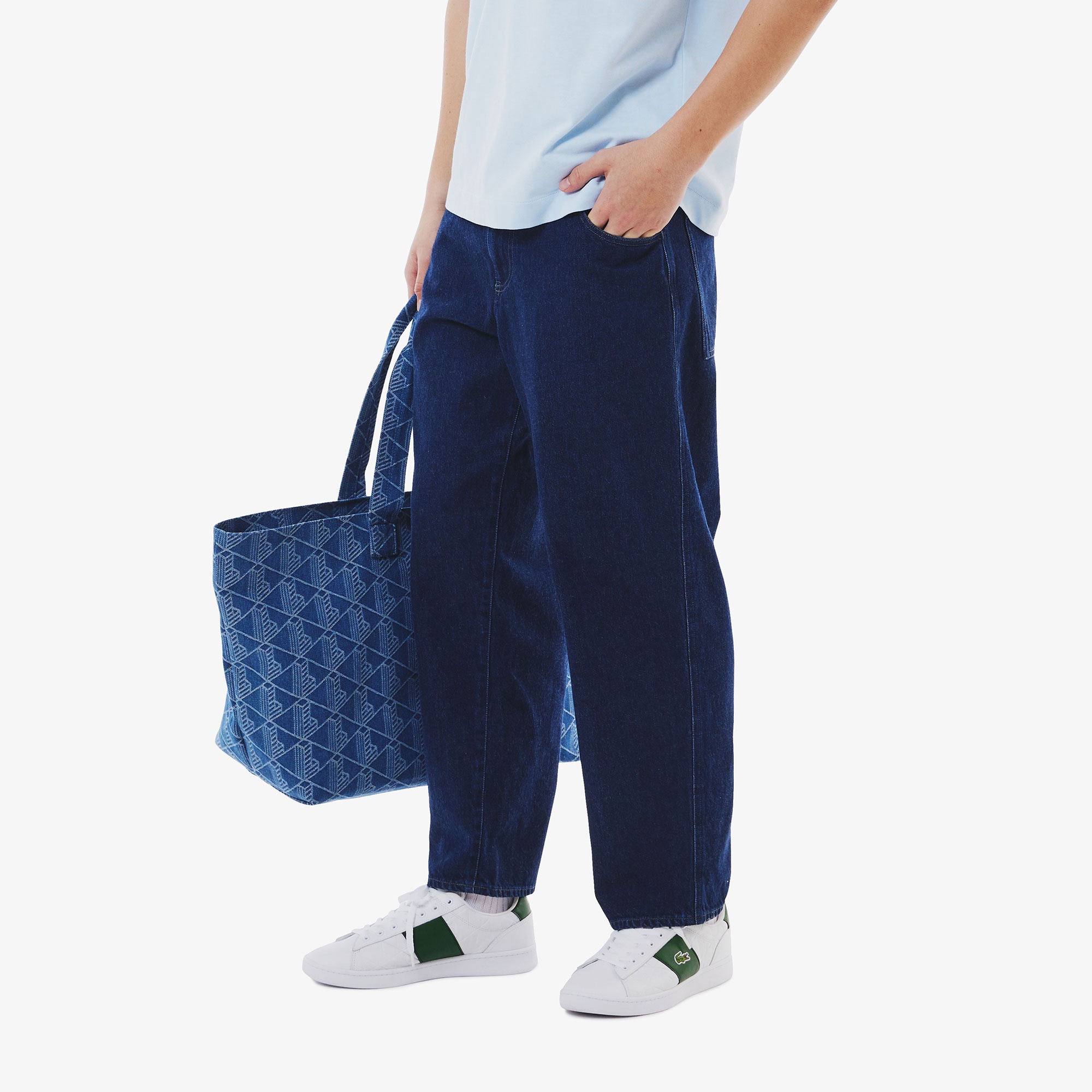 ワイドデニムパンツ