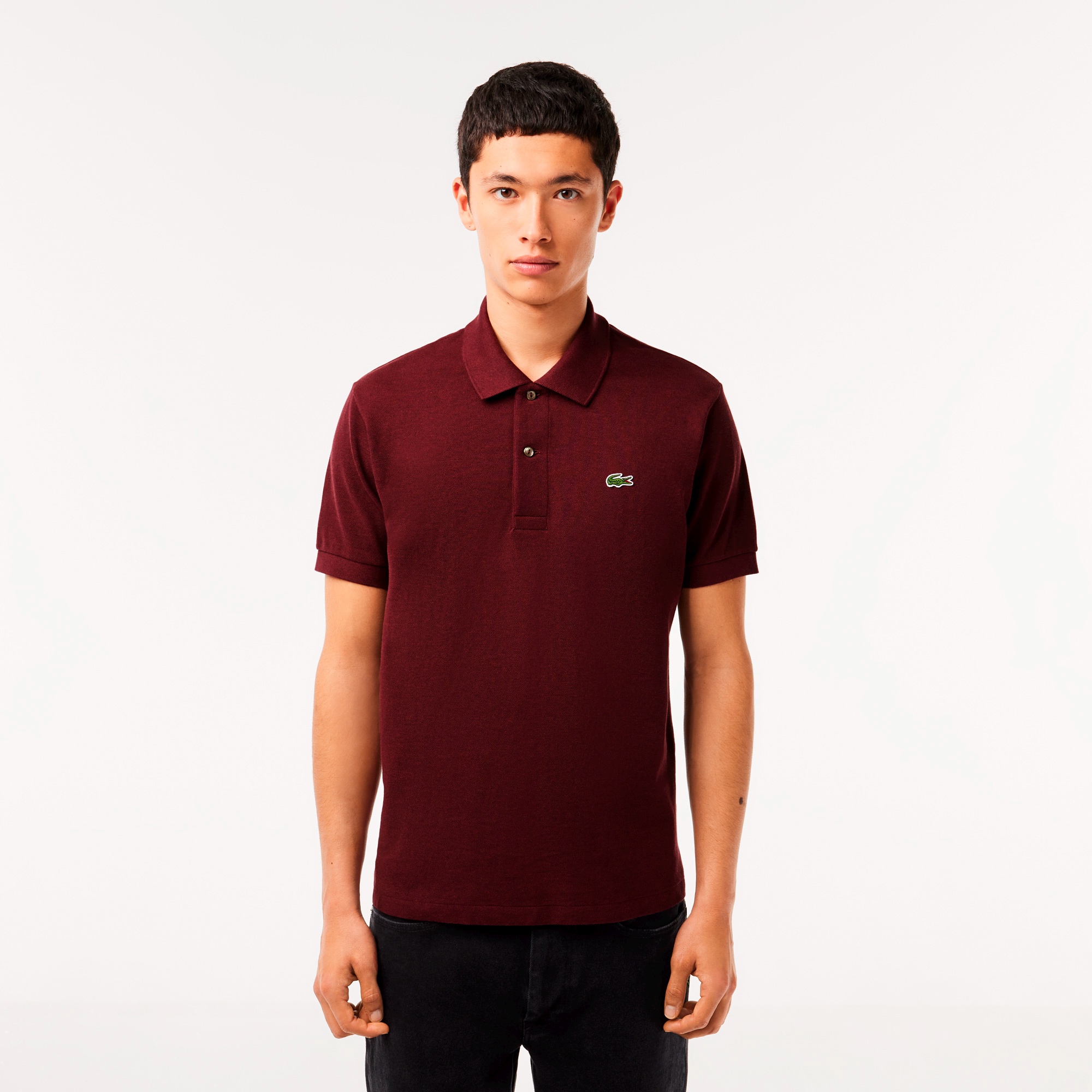 ラコステ L.12.64 ポロシャツ (杢・半袖)