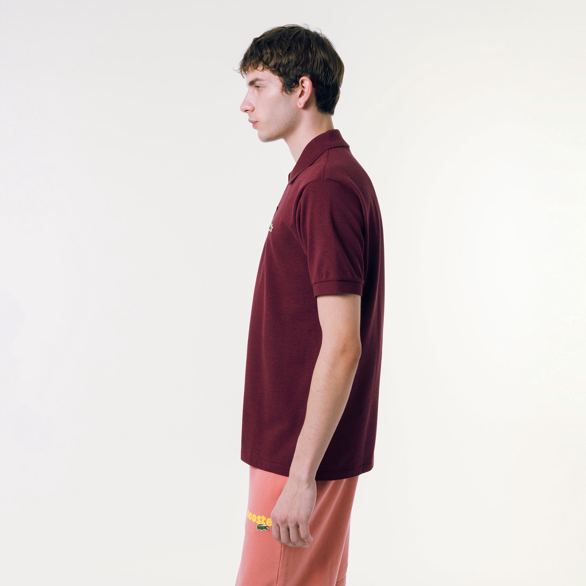 ラコステ L.12.64 ポロシャツ (杢・半袖)