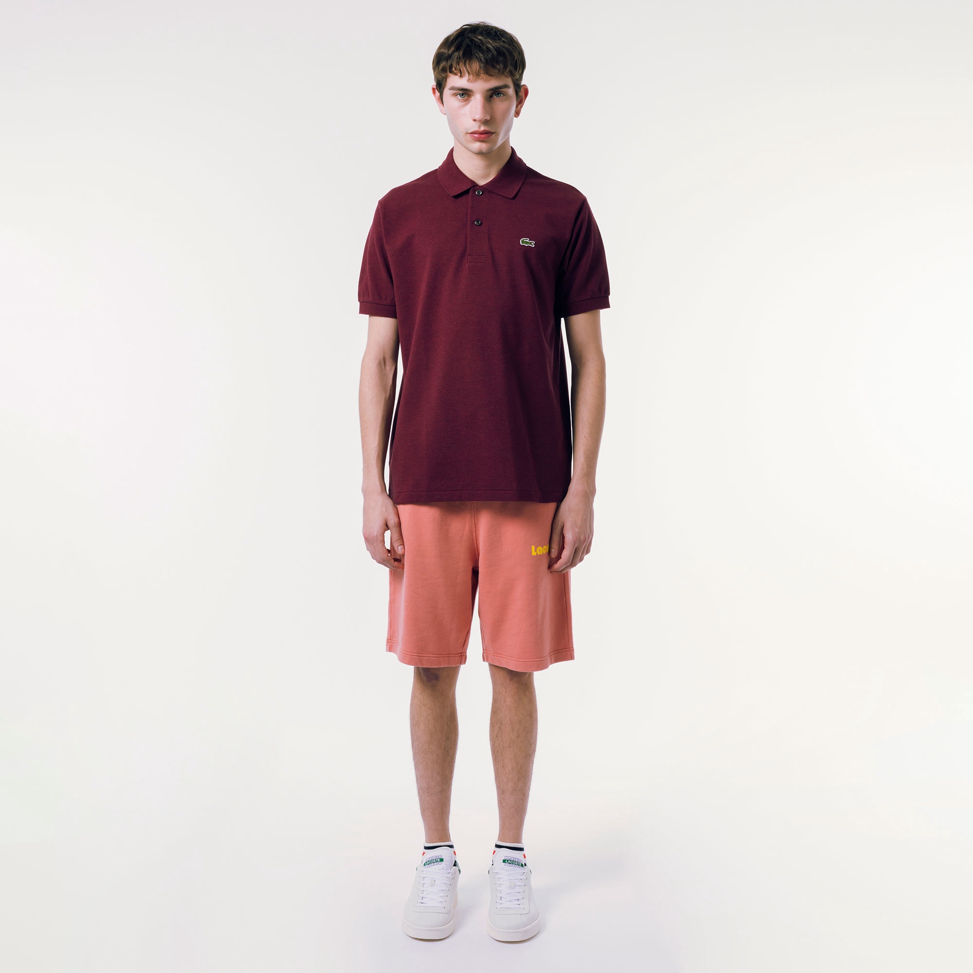 ラコステ L.12.64 ポロシャツ (杢・半袖)