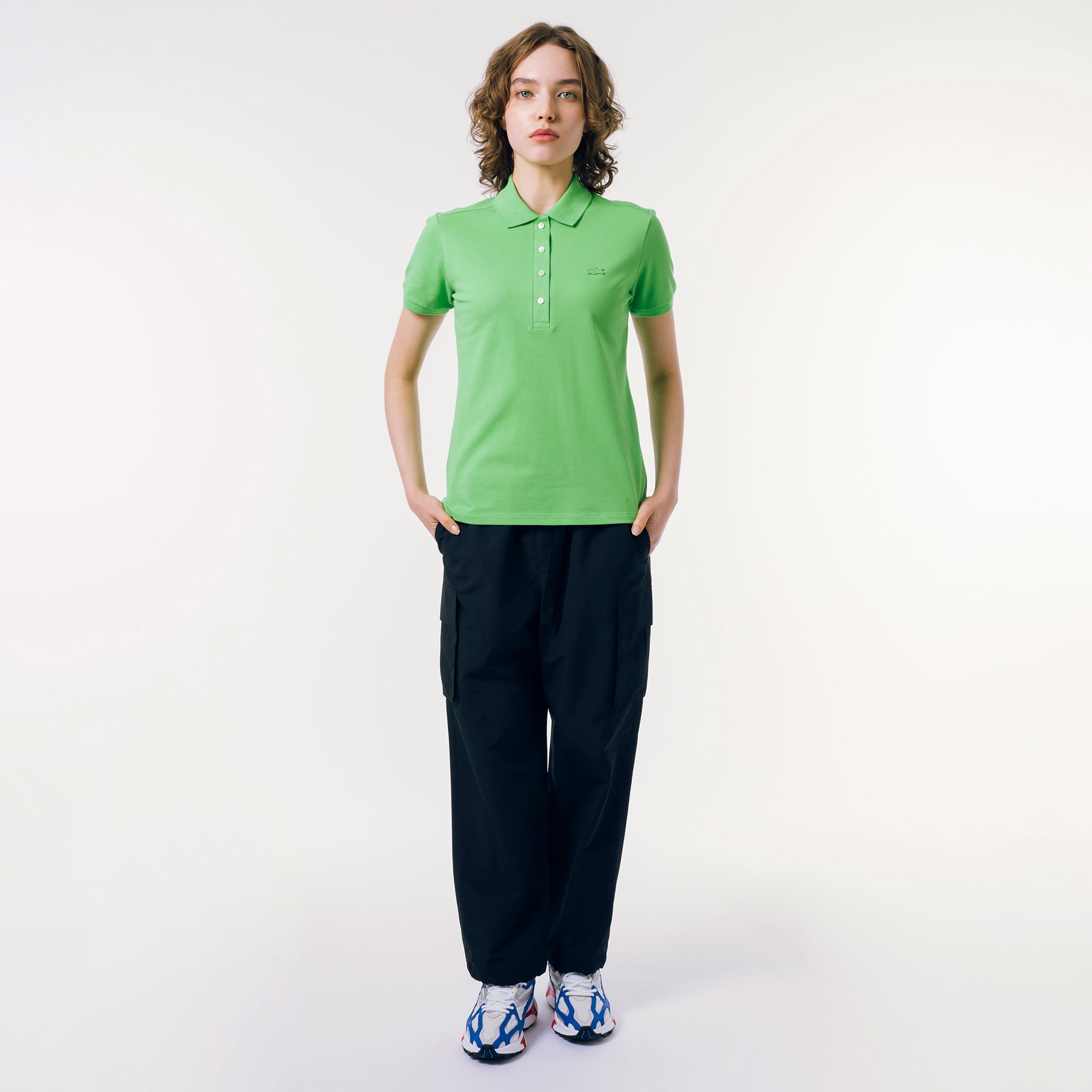 ストレッチコットンピケポロシャツ (半袖)