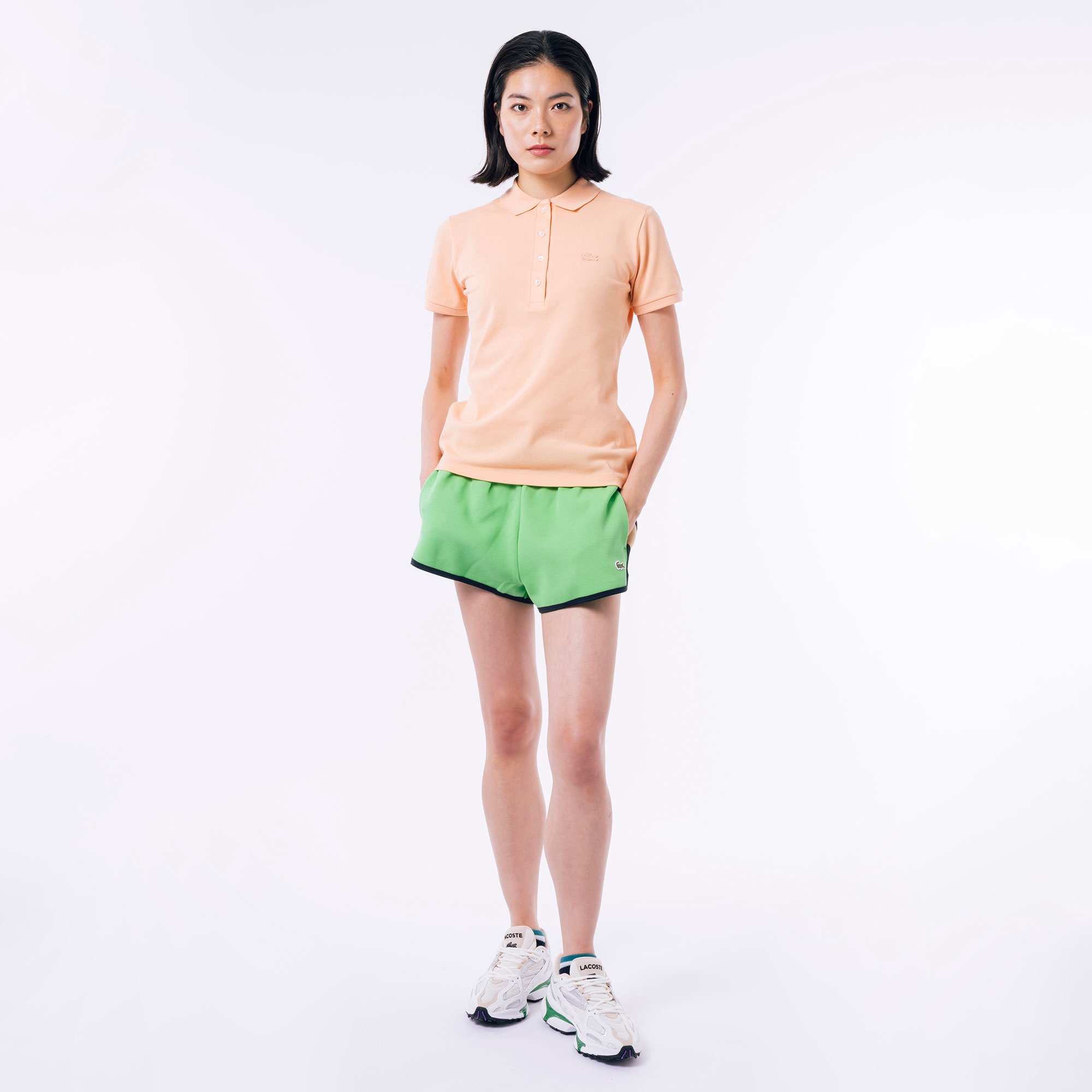 ストレッチコットンピケポロシャツ (半袖)