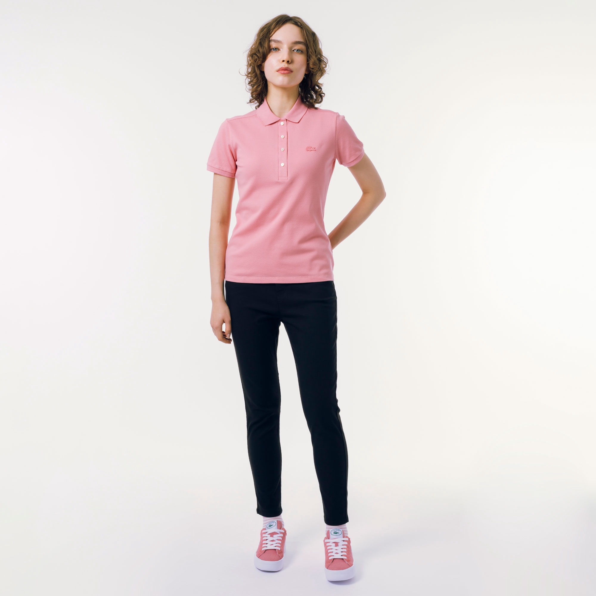 ストレッチコットンピケポロシャツ (半袖)