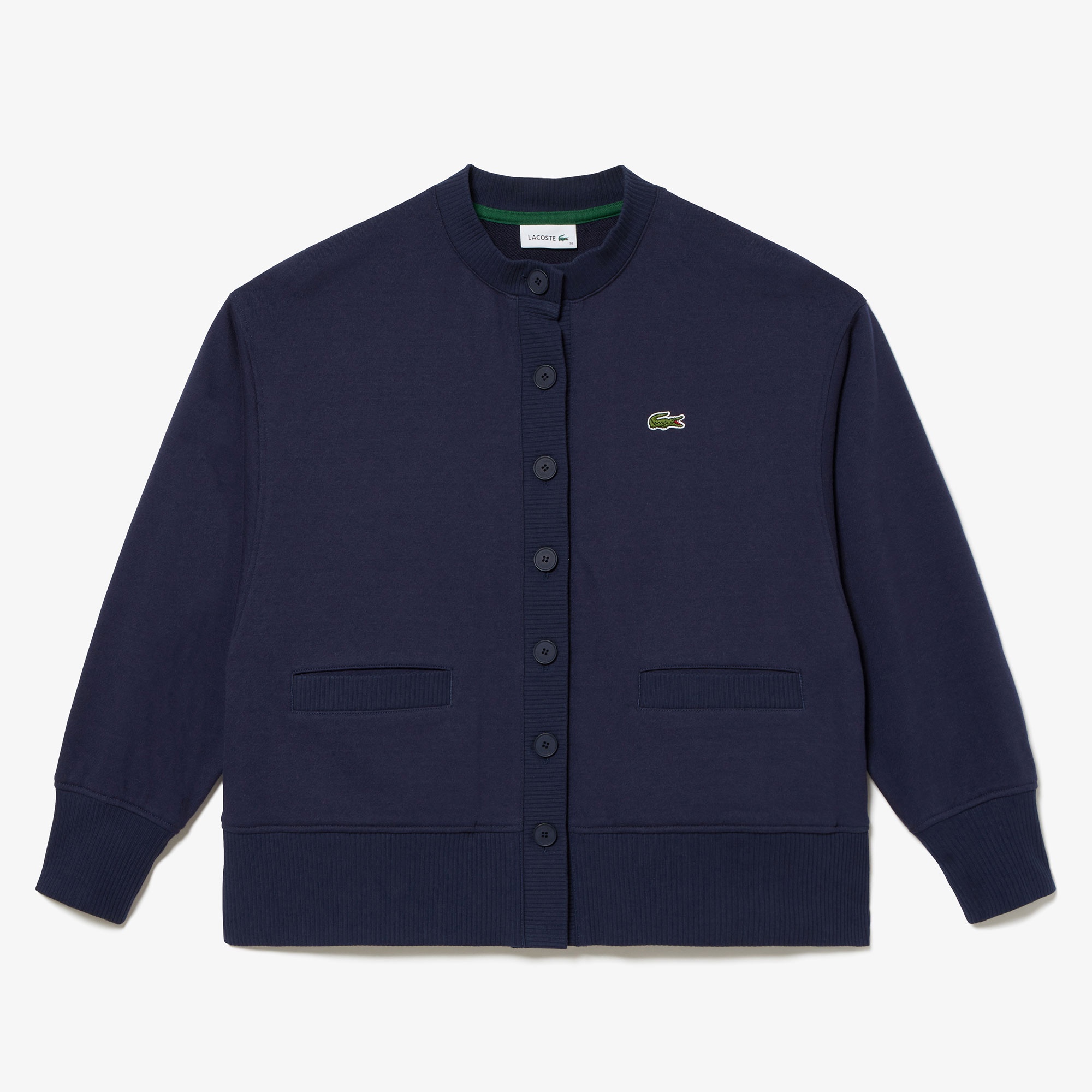 ドルマンスリーブクルーネックスウェットカーディガン