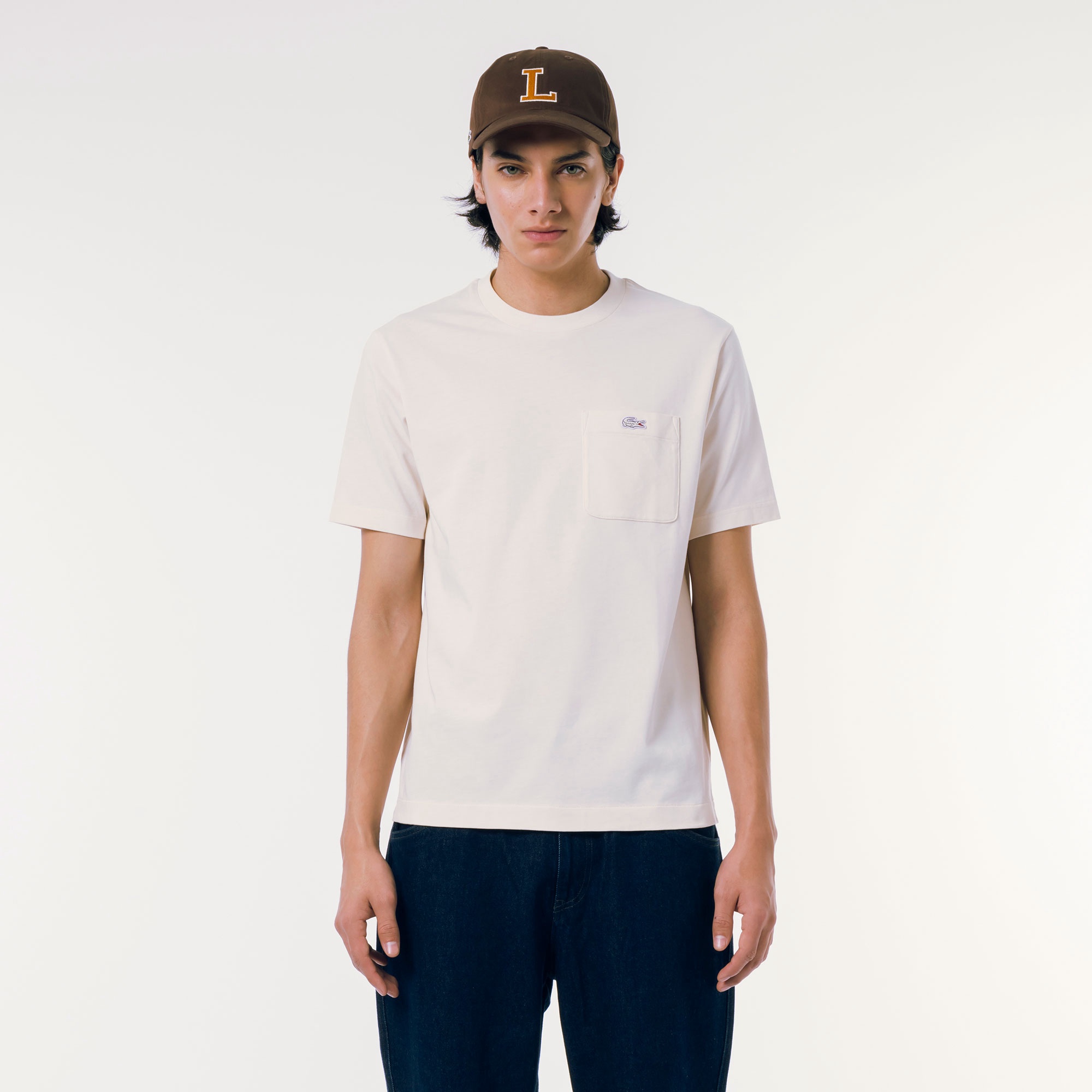 アウトラインクロックポケットTシャツ