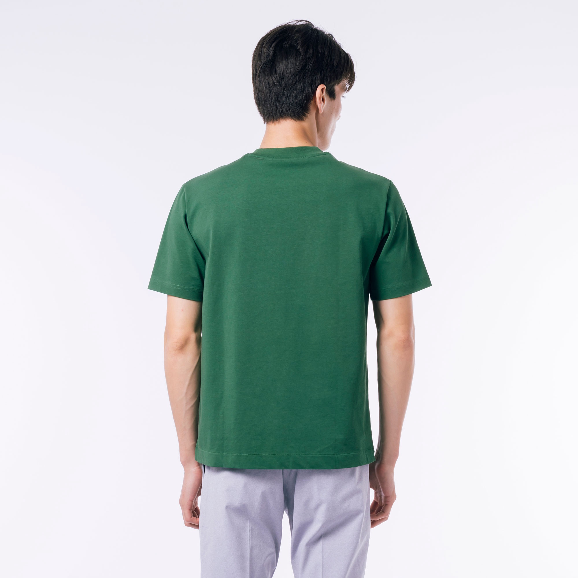 アウトラインクロッククルーネックTシャツ