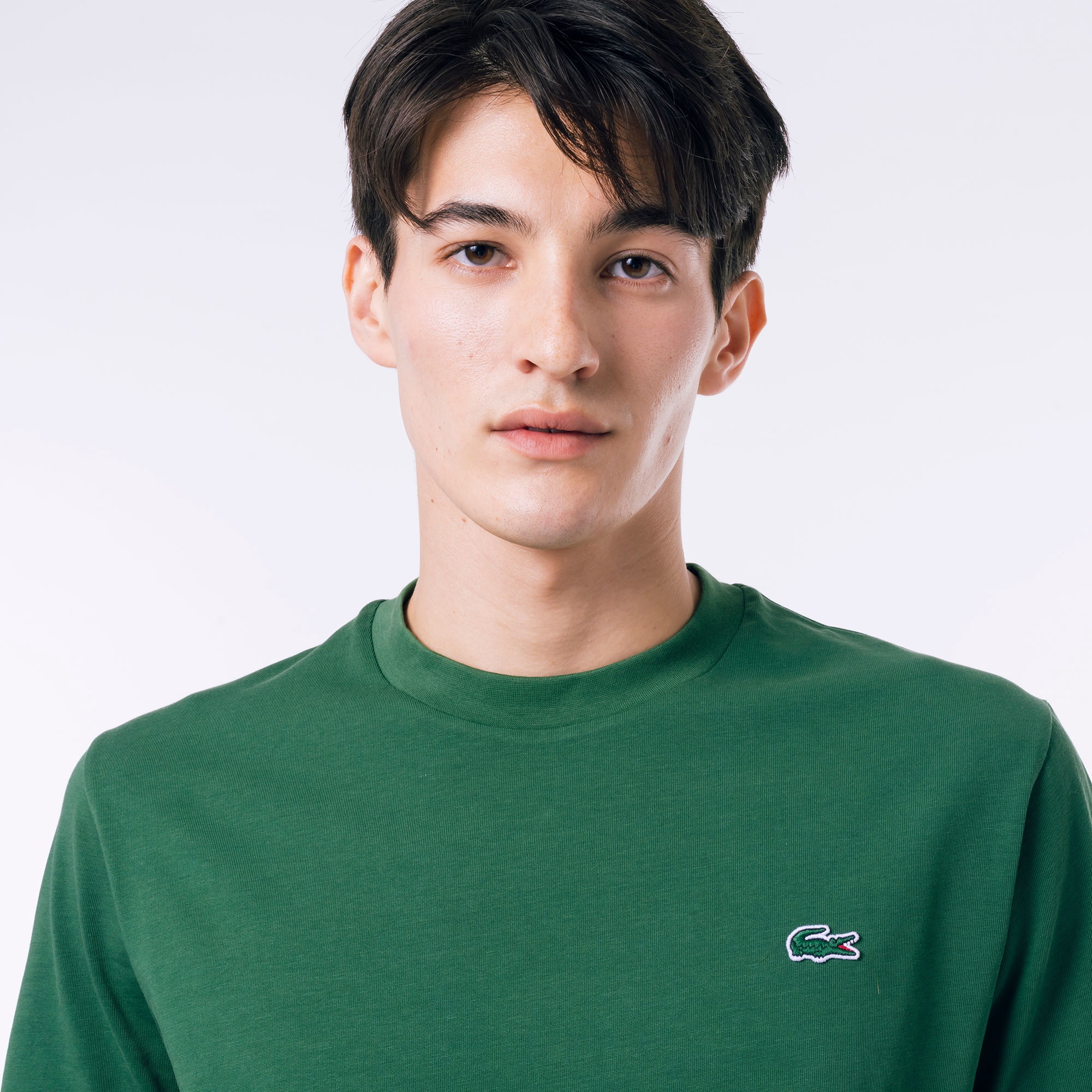 アウトラインクロッククルーネックTシャツ