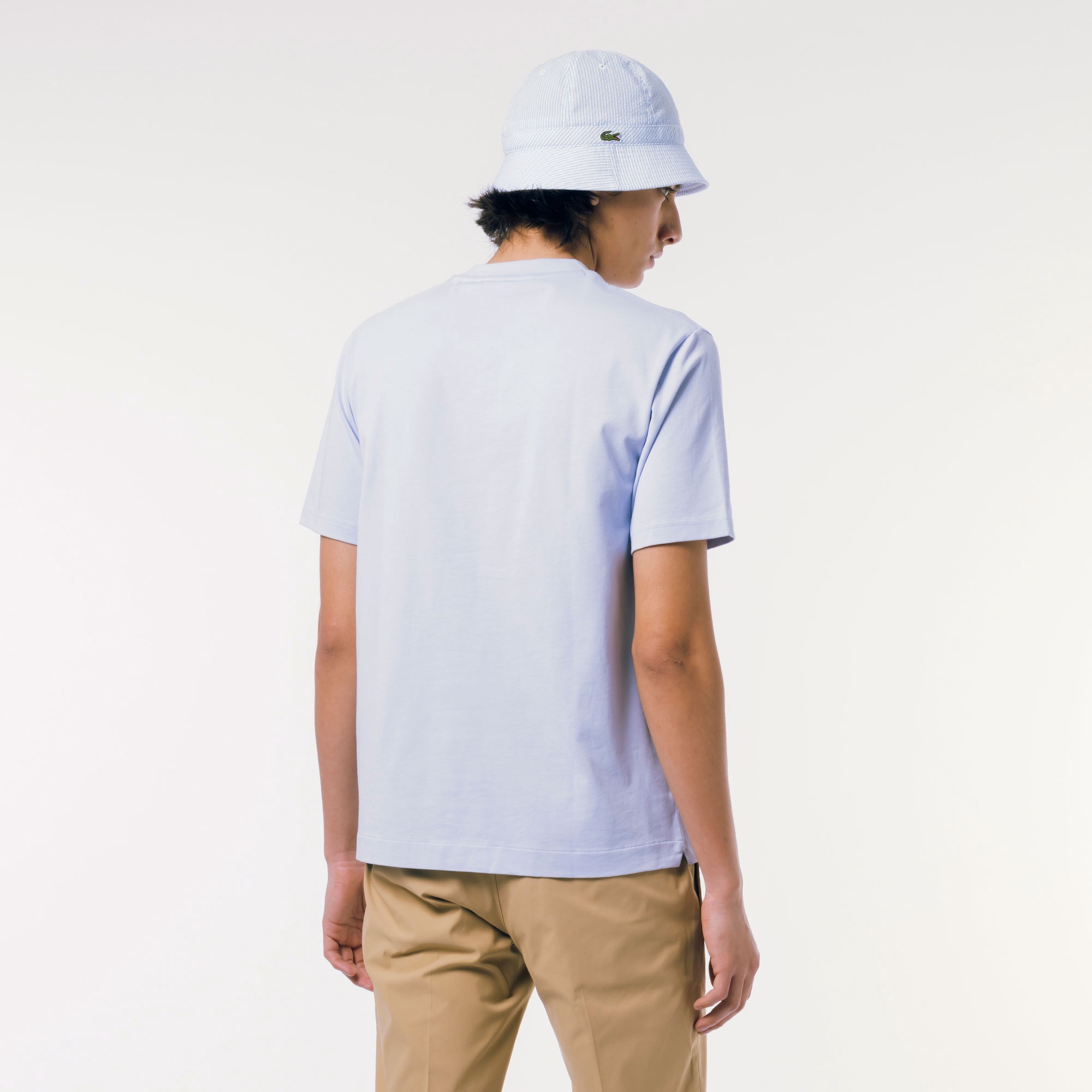 アウトラインクロッククルーネックTシャツ