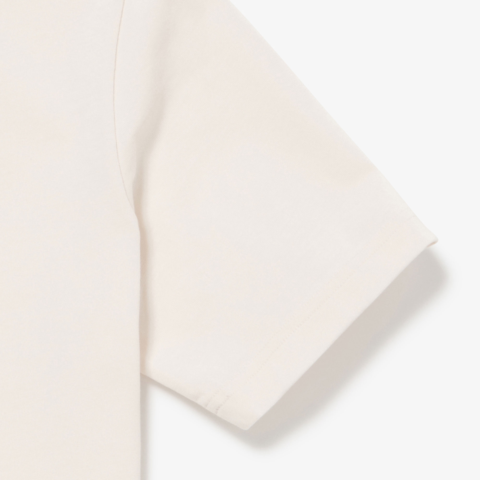 アウトラインクロッククルーネックTシャツ