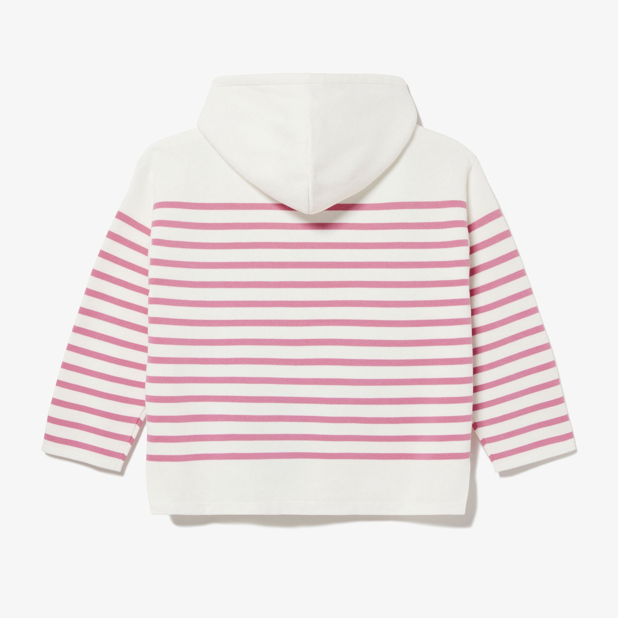 ミラノリブニットボーダーフーディー