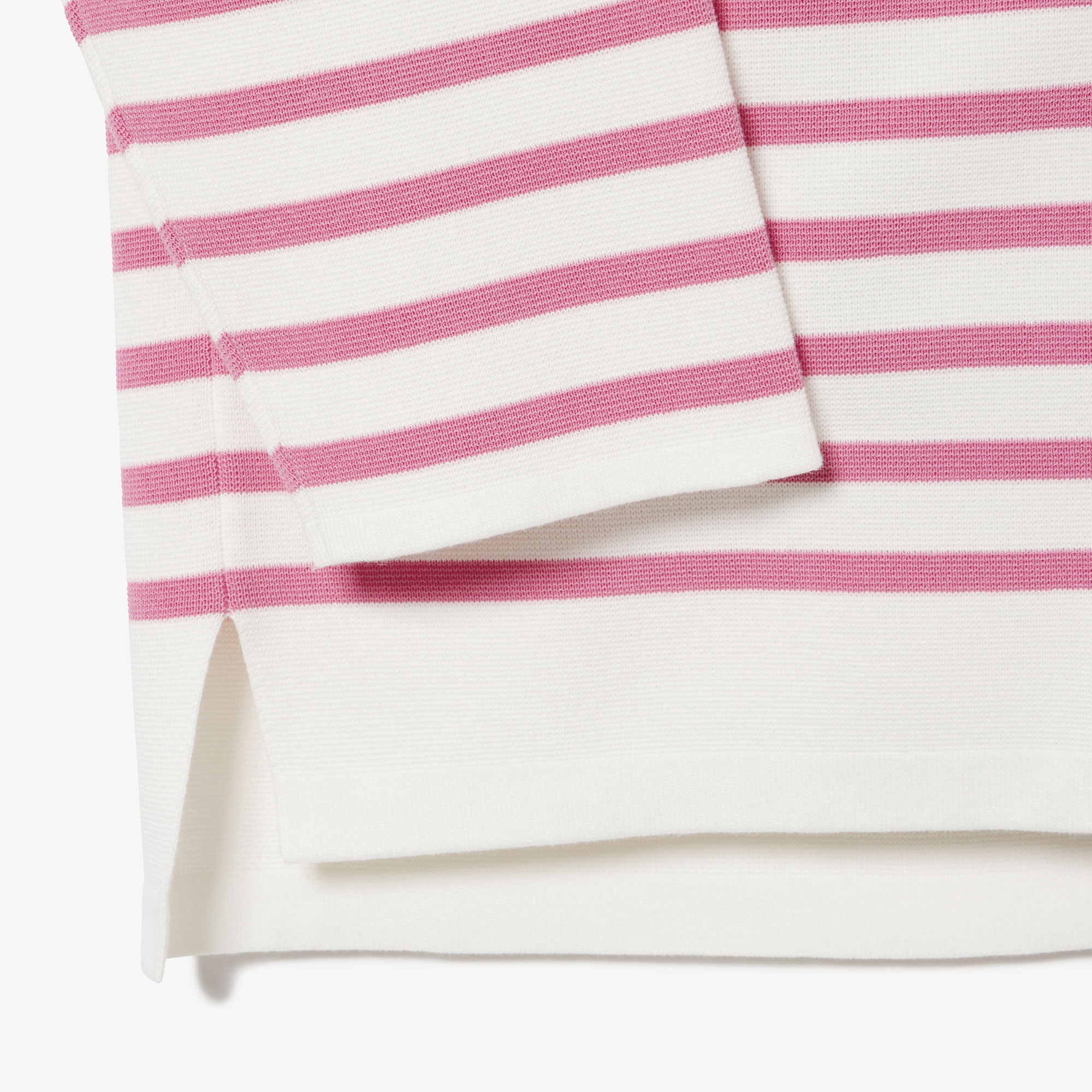 ミラノリブニットボーダーフーディー