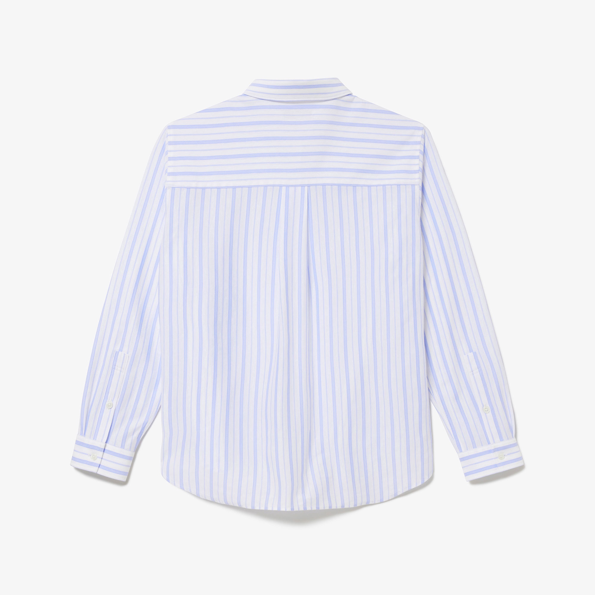 ジャージニットストライプシャツ