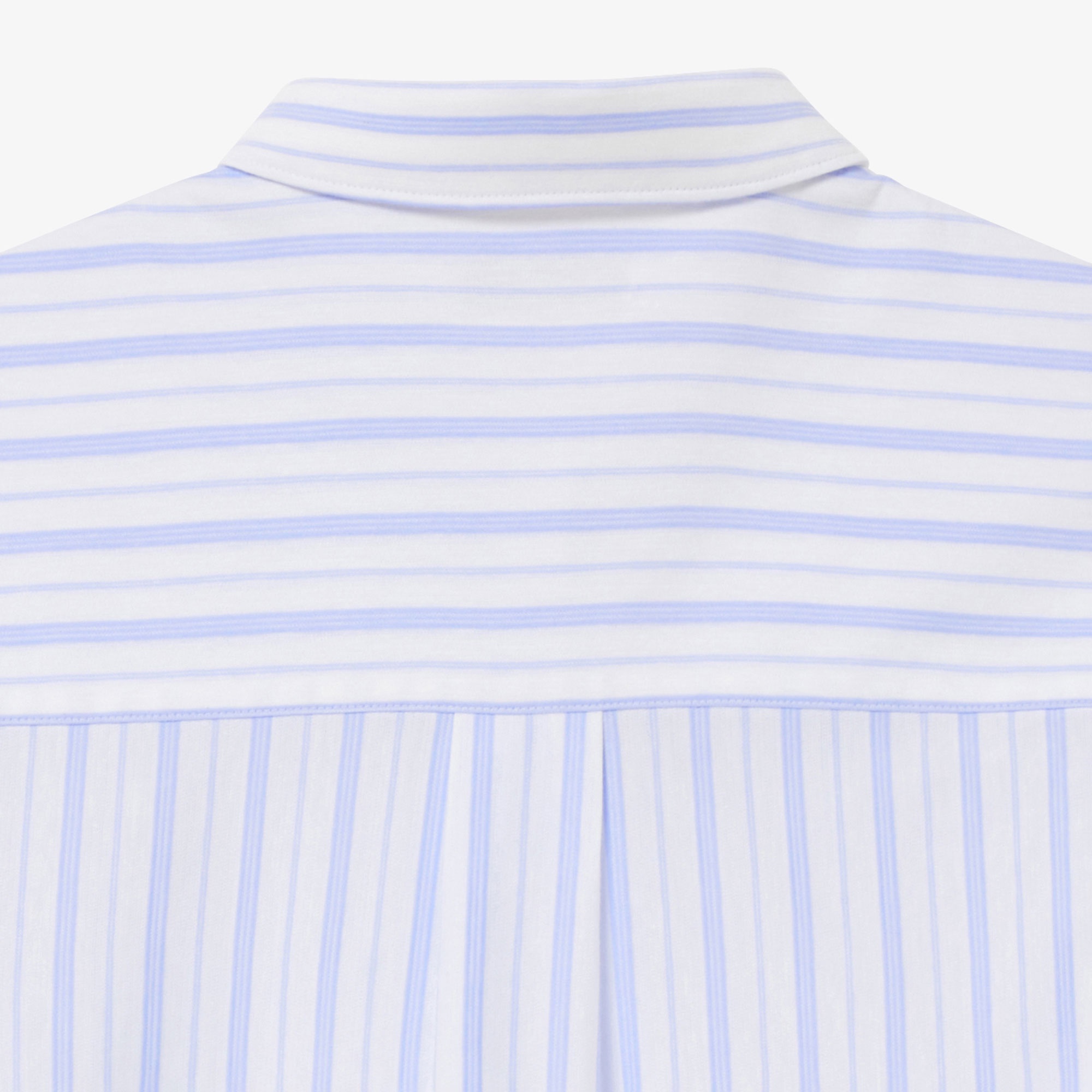 ジャージニットストライプシャツ