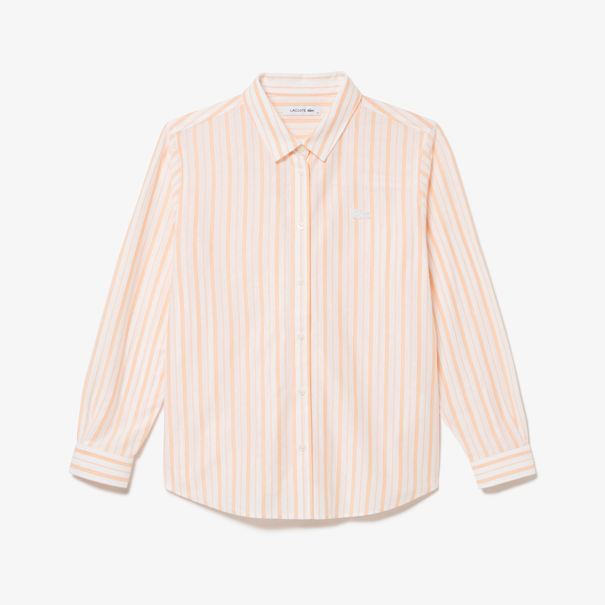 ジャージニットストライプシャツ