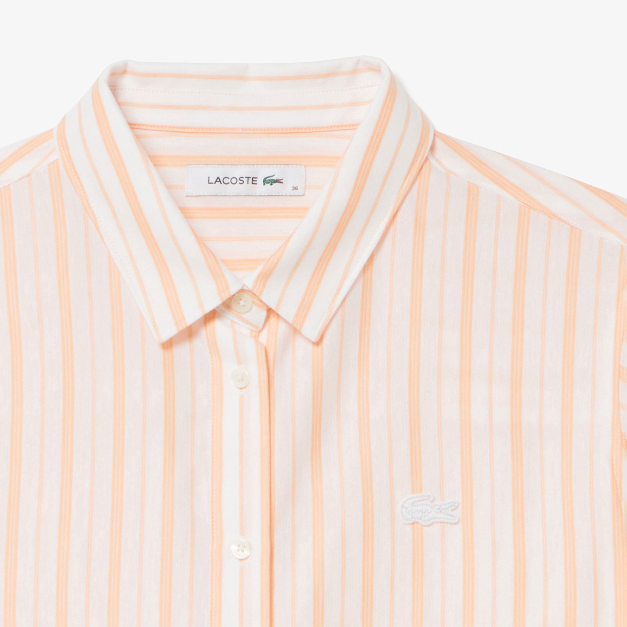 ジャージニットストライプシャツ