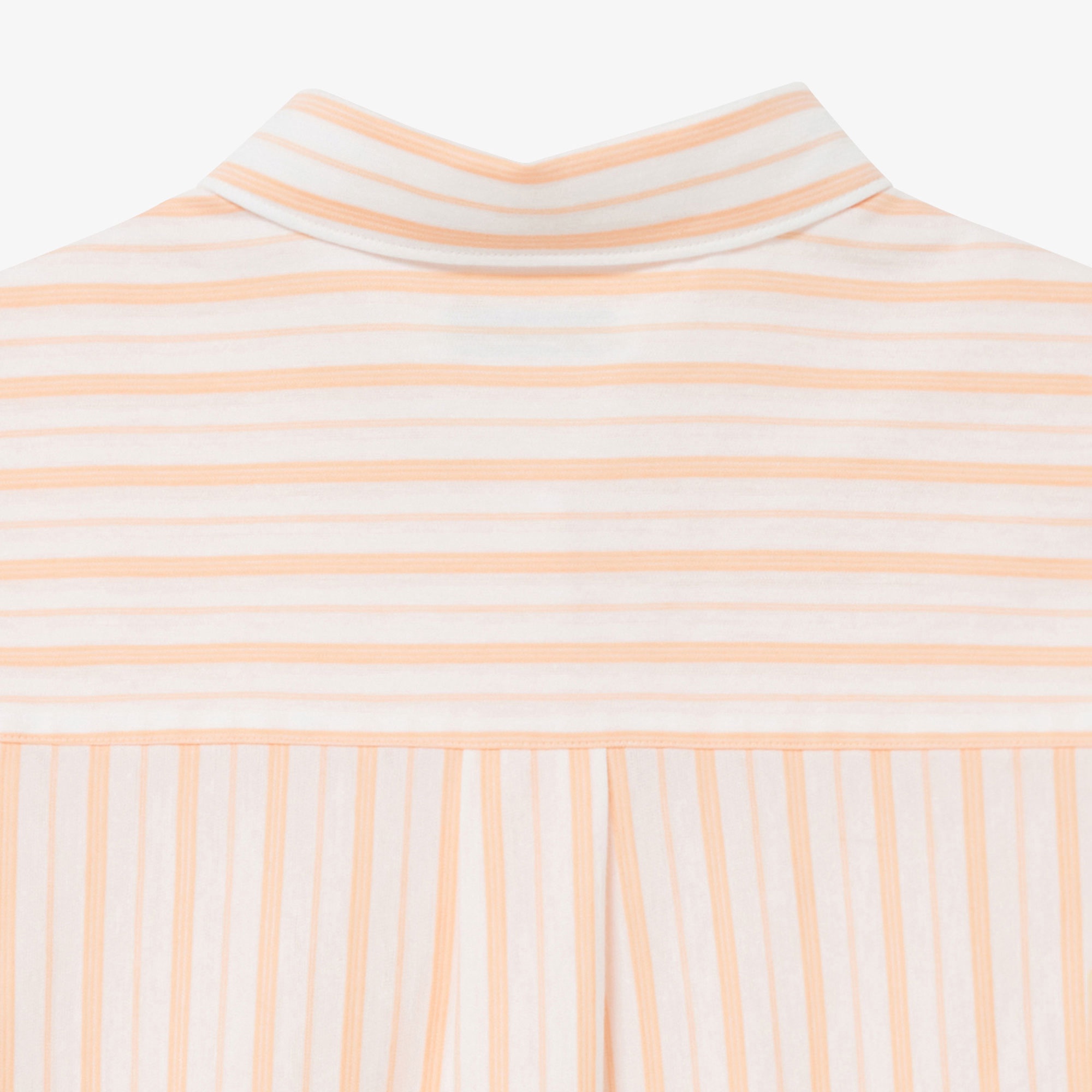 ジャージニットストライプシャツ