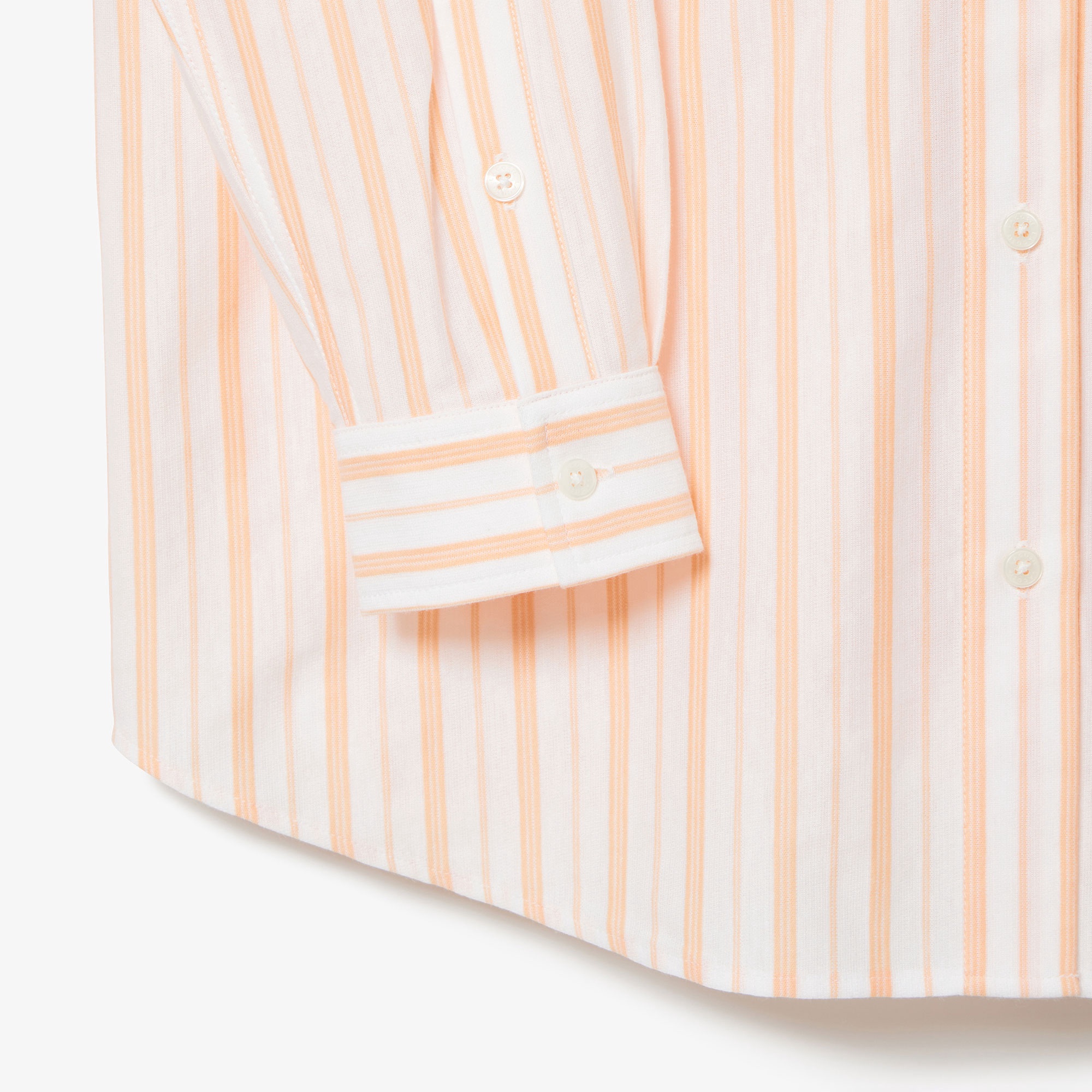 ジャージニットストライプシャツ