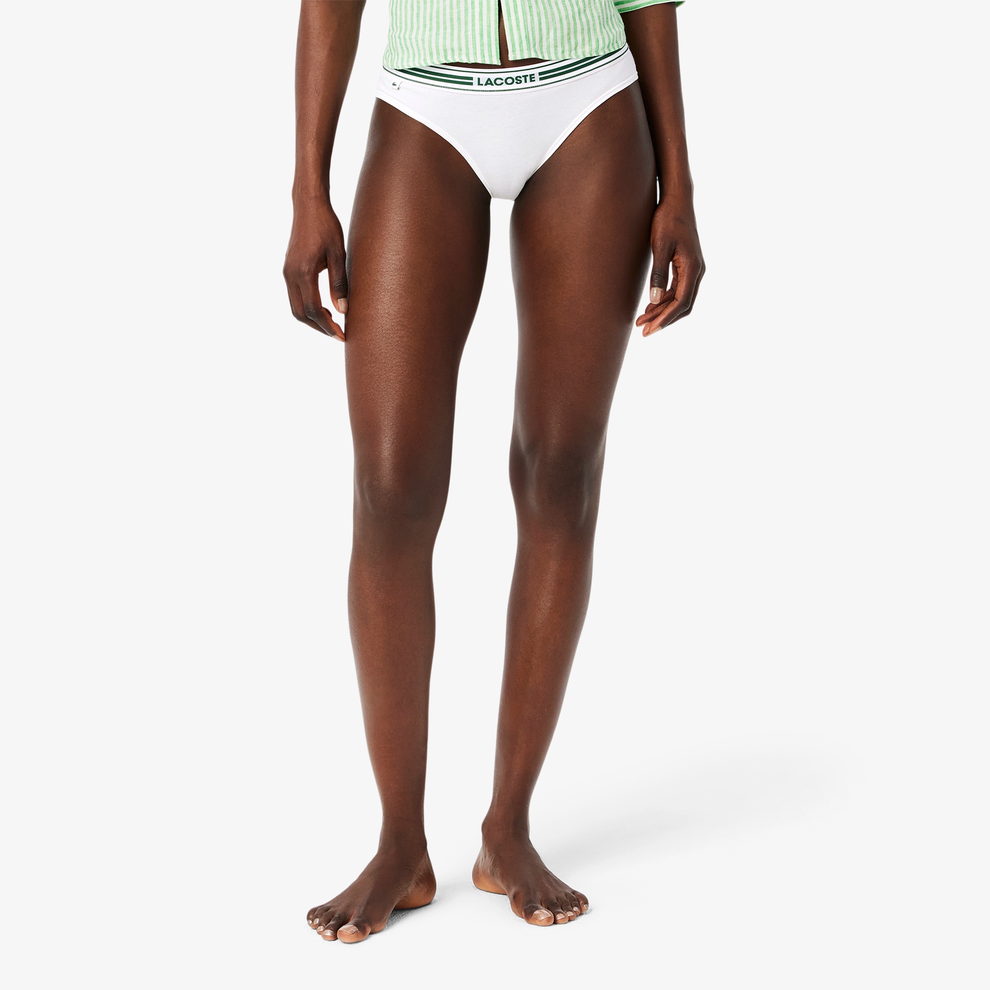 ボーダーウエストブリーフショーツ