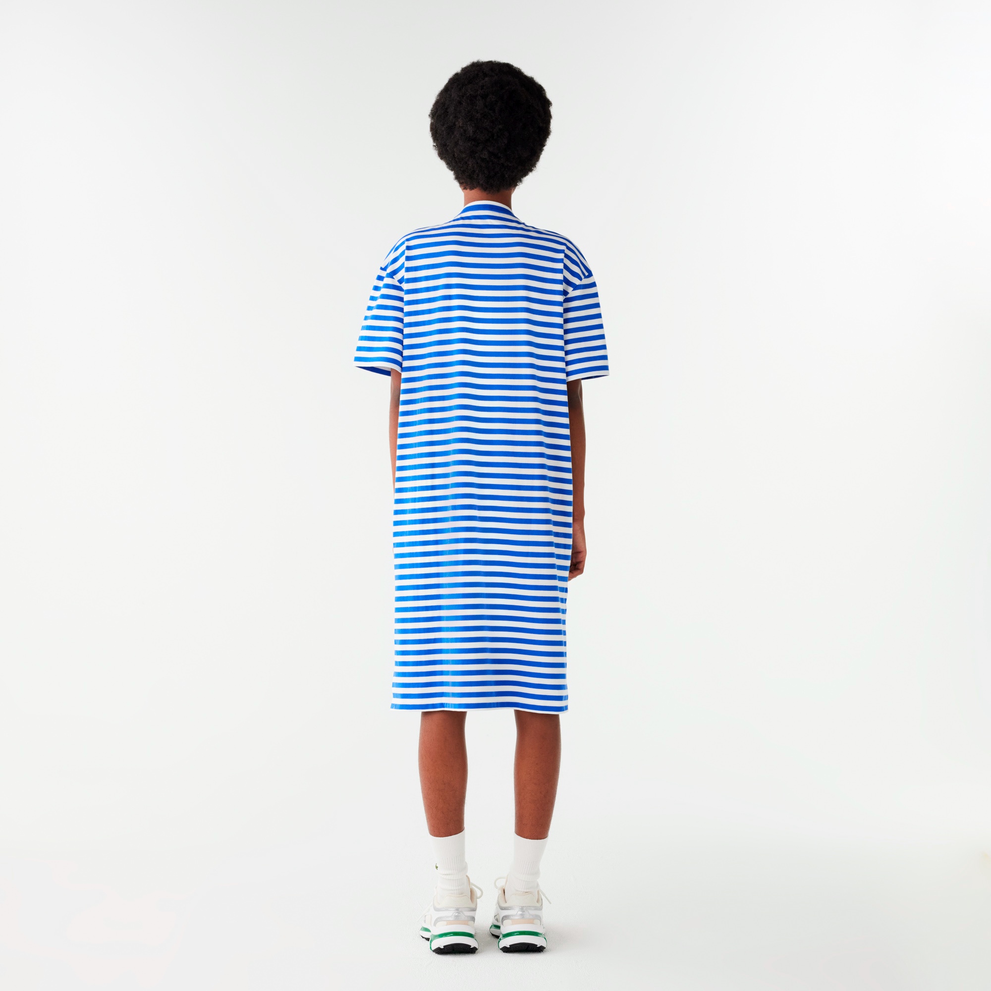バイカラーボーダーTシャツドレス