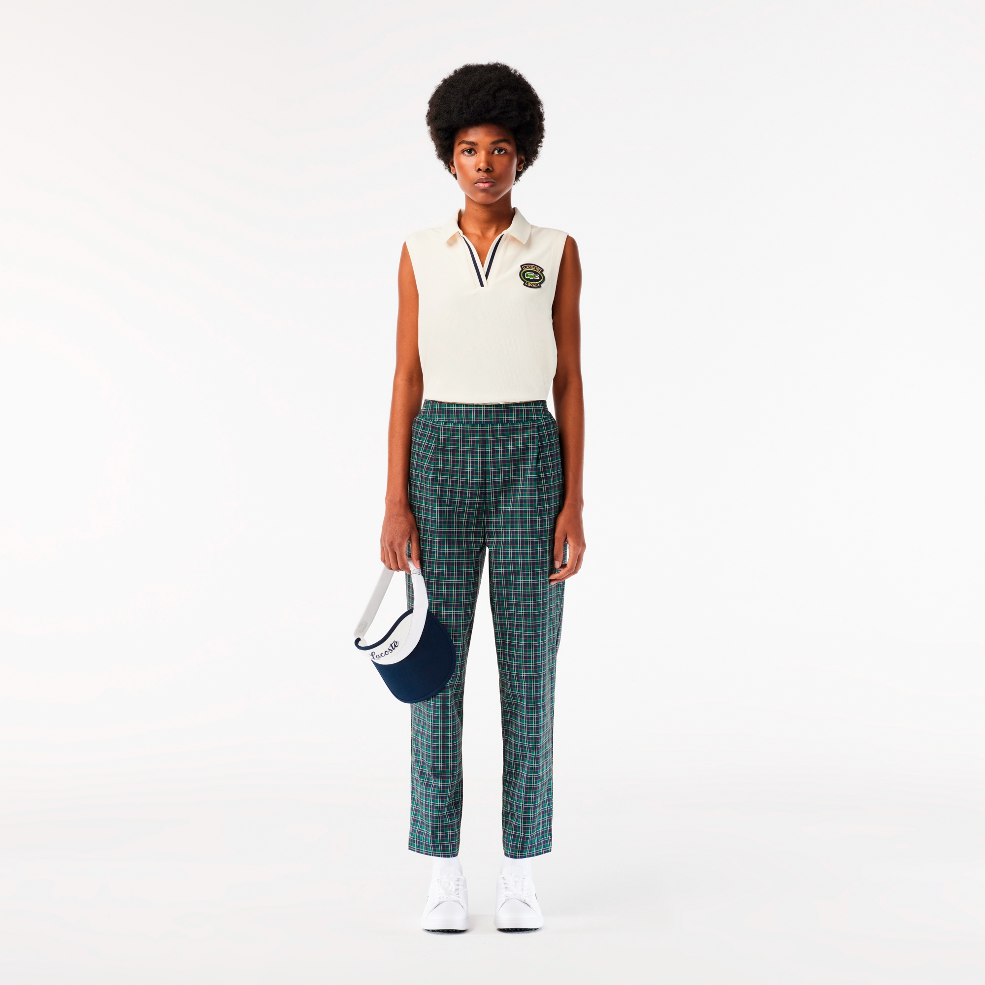 クロップドストレッチゴルフパンツ