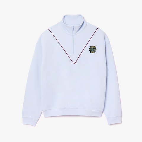 ダブルフェイス鹿の子ハーフジップジャケット