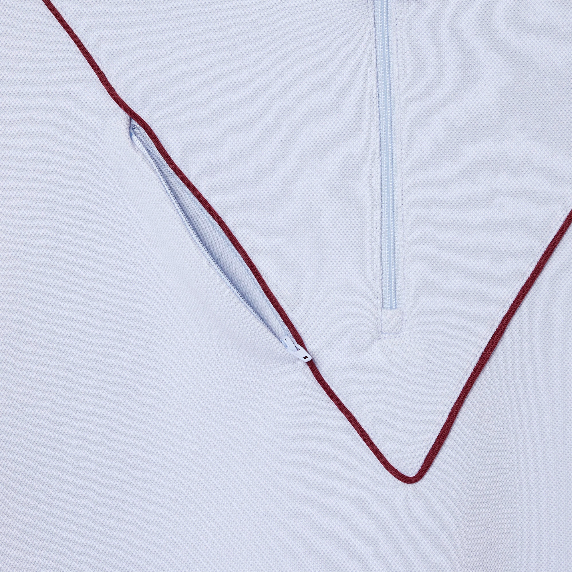 ダブルフェイス鹿の子ハーフジップジャケット