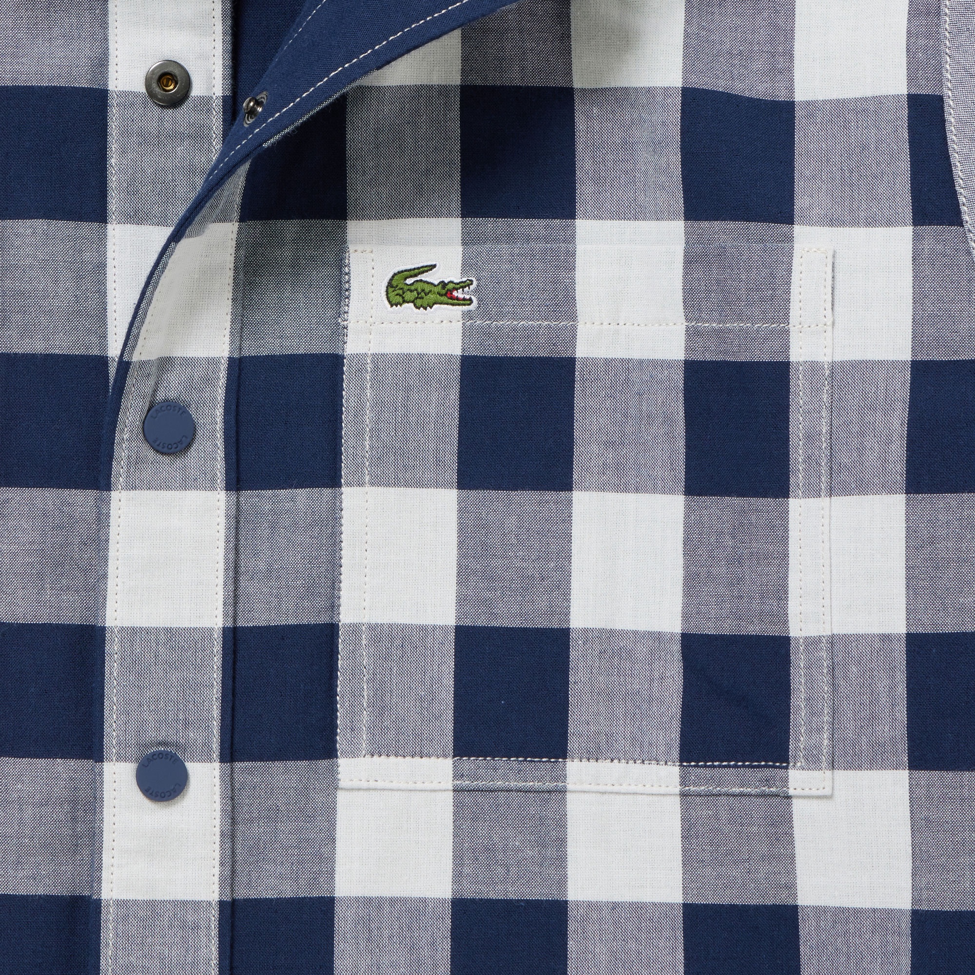 リバーシブルスナップボタンシャツ