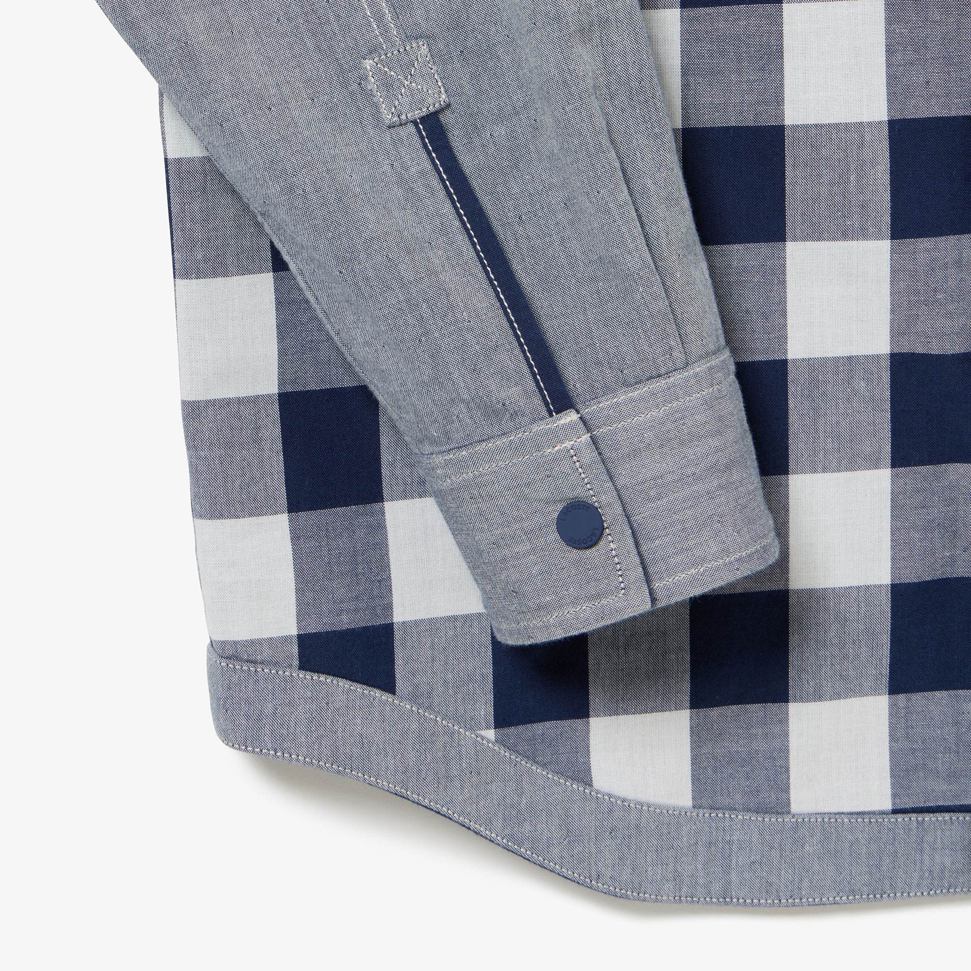 リバーシブルスナップボタンシャツ