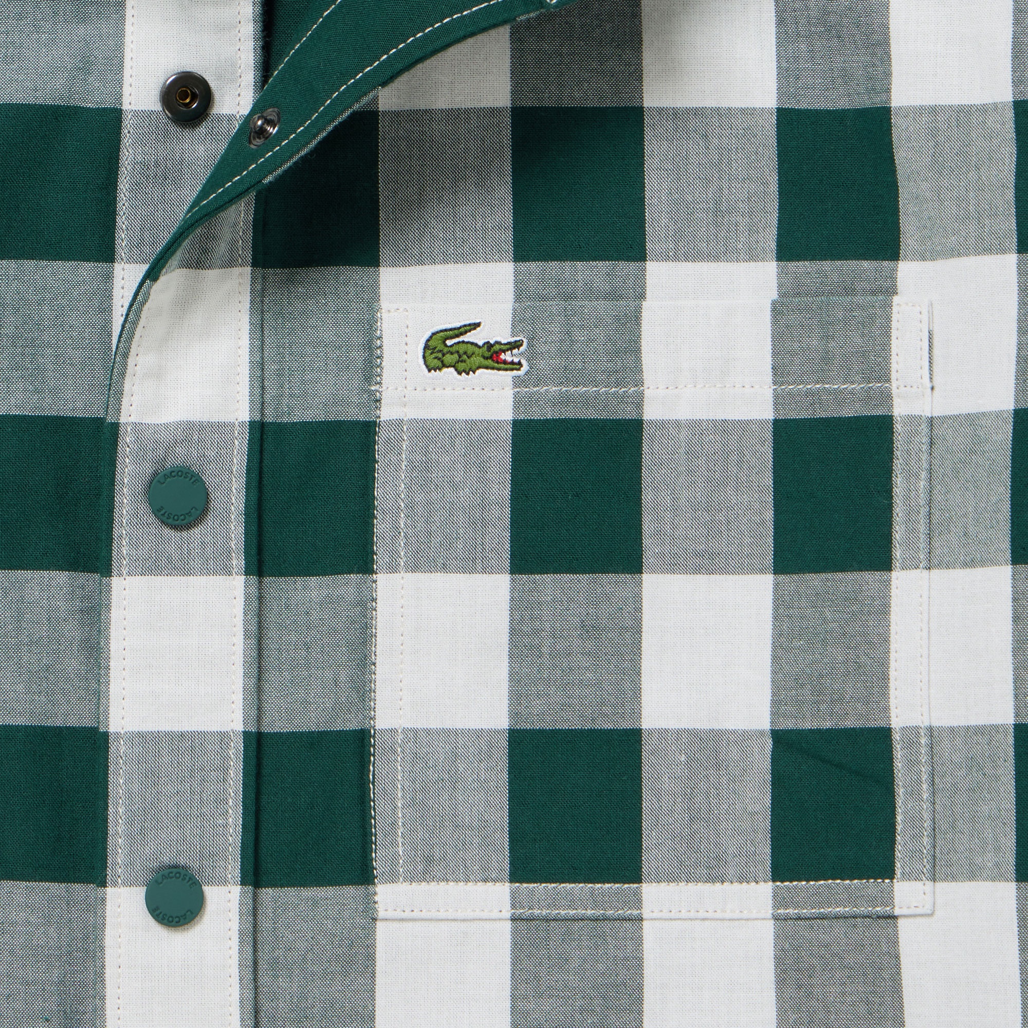 リバーシブルスナップボタンシャツ