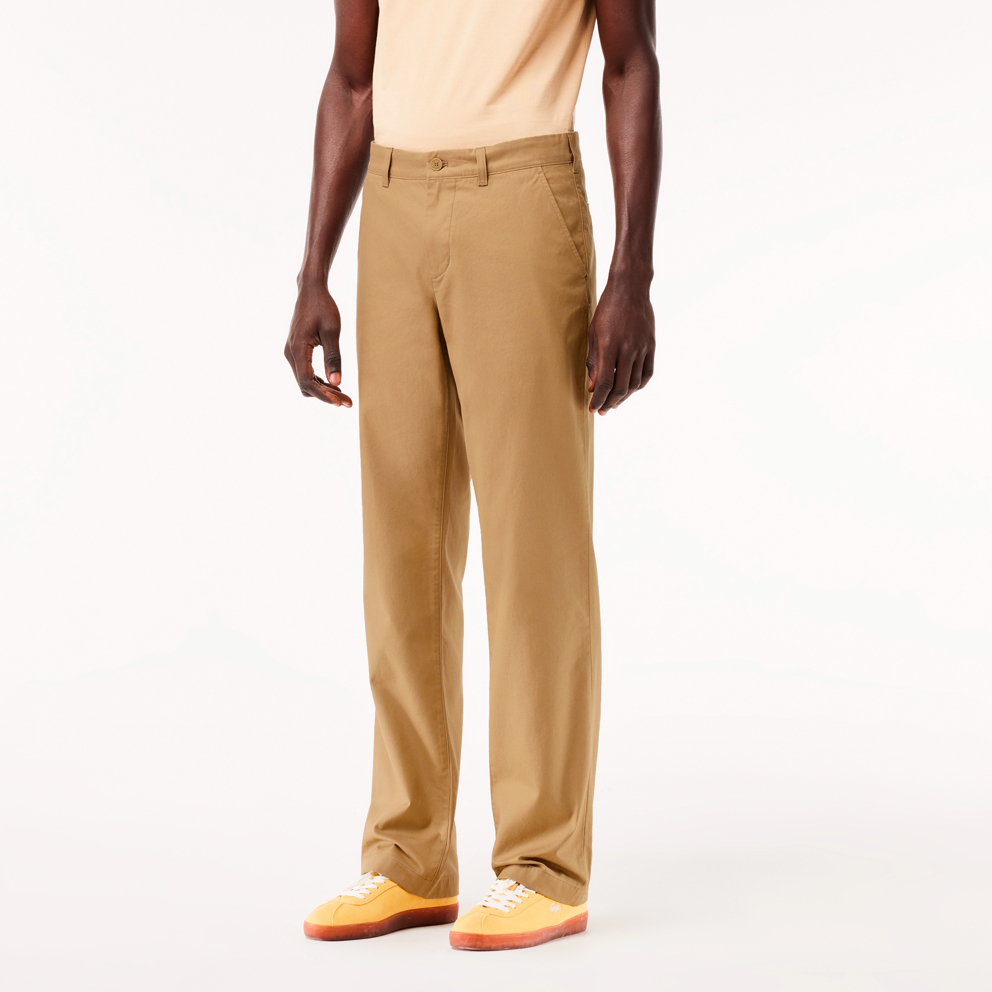 コットンツイルストレートパンツ