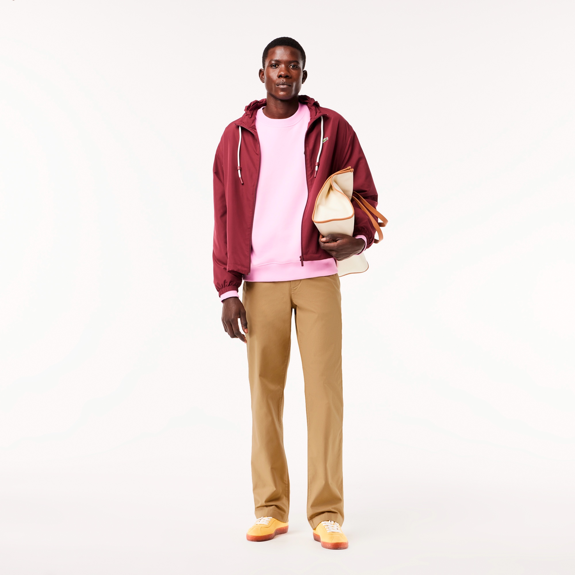 コットンツイルストレートパンツ